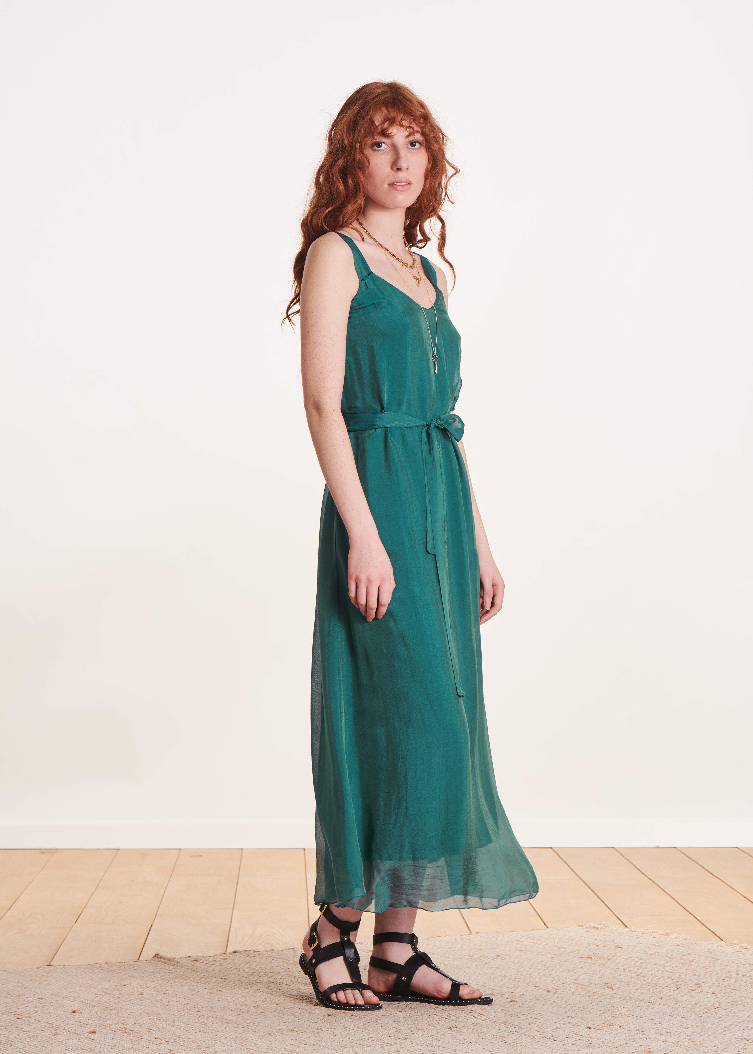 la-f-e-marabout-e-kleid-petrol-lang-tr-ger-viskose-seide image 1