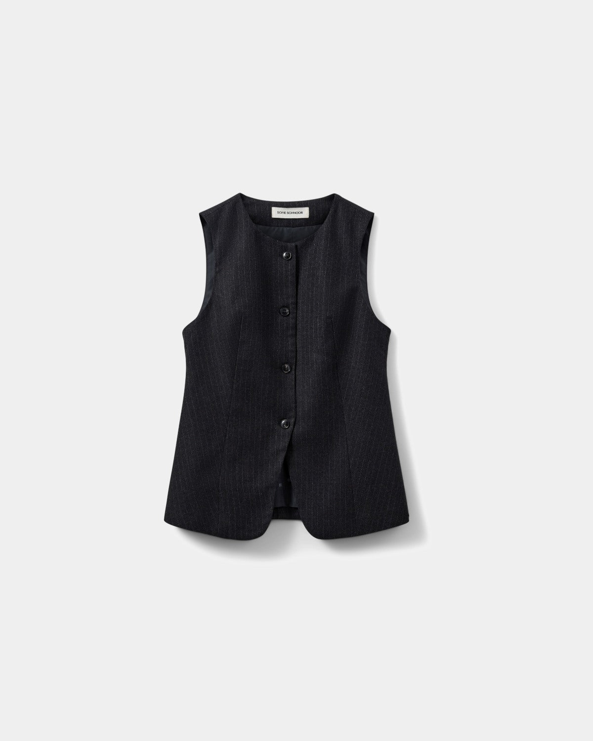 sofie-schnoor-women-merthasw-weste-schwarz-nadelstreifen image 1