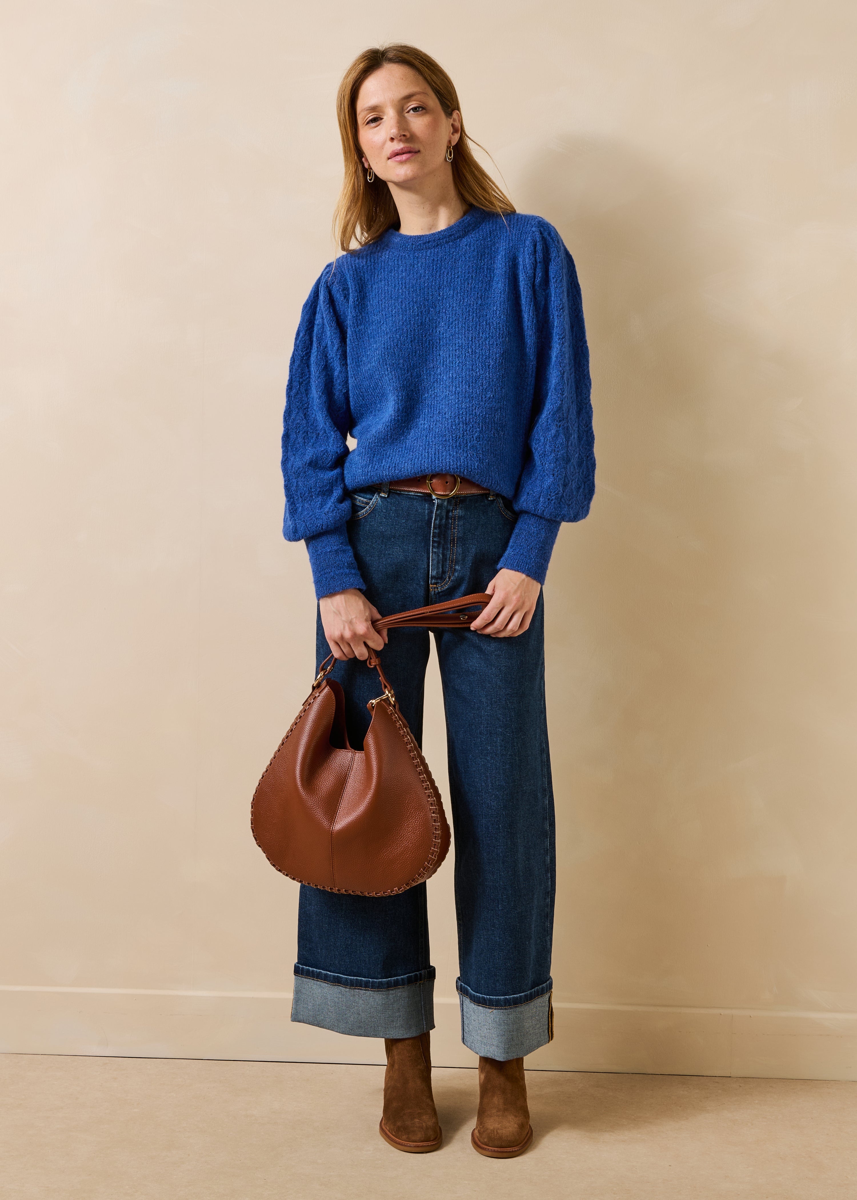 la-f-e-marabout-e-gicari-pullover-k-nigsblau-rippe image 2
