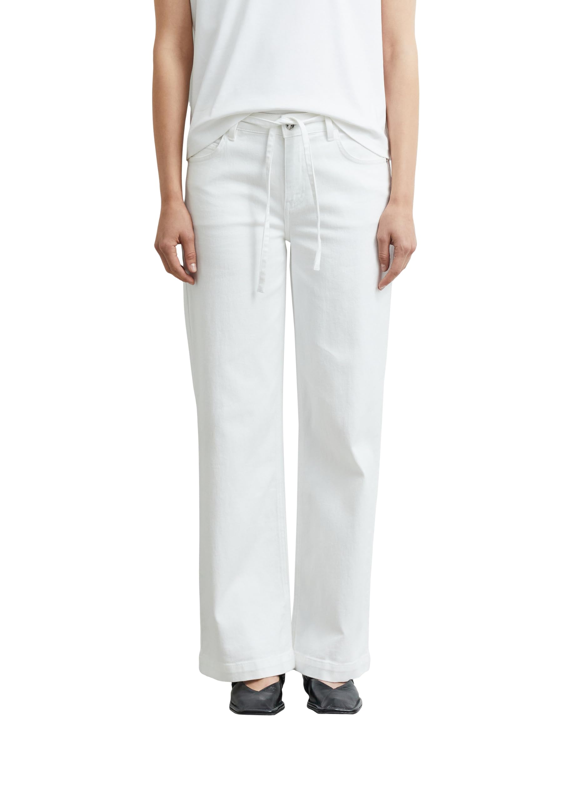 comma-jeans-wide-leg-jeans-white-denim-mit-bindeg-rtel image 1