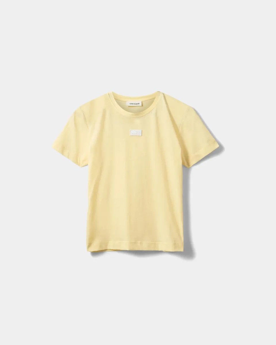 sofie-schnoor-women-indysw-mini-t-shirt-butter-yellow-xs-baumwolle image 1