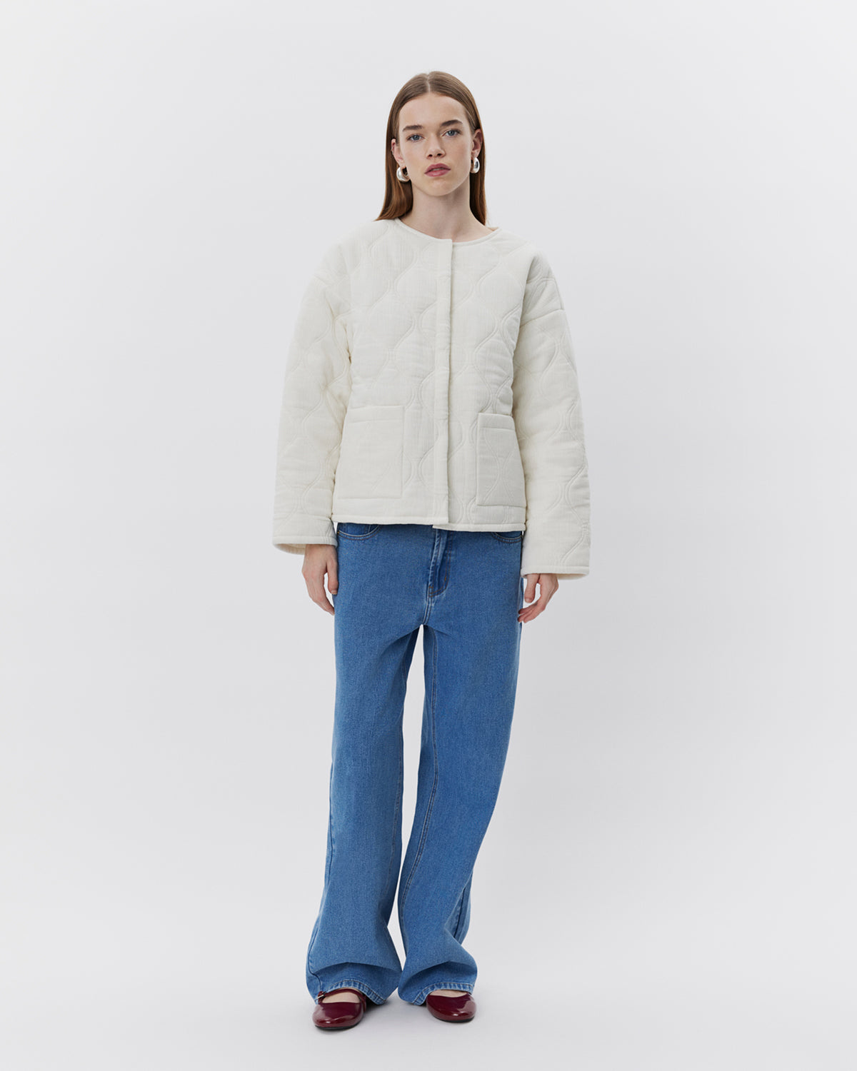 sofie-schnoor-women-viennasw-jacke-off-white-stepp-baumwolle image 2