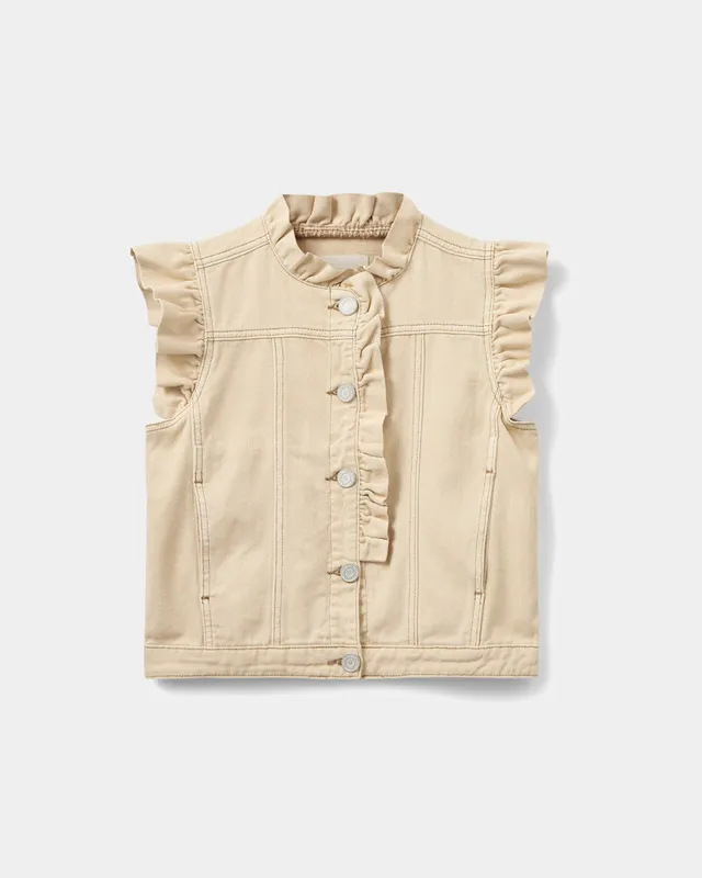 sofie-schnoor-young-weste-off-white-baumwolle-boxy image 1