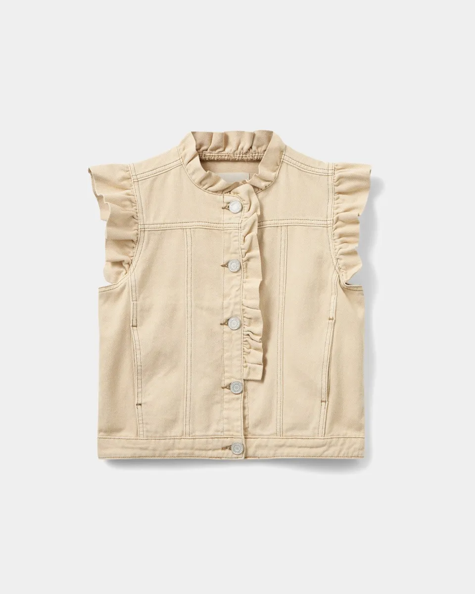 sofie-schnoor-young-weste-off-white-baumwolle-boxy image 1
