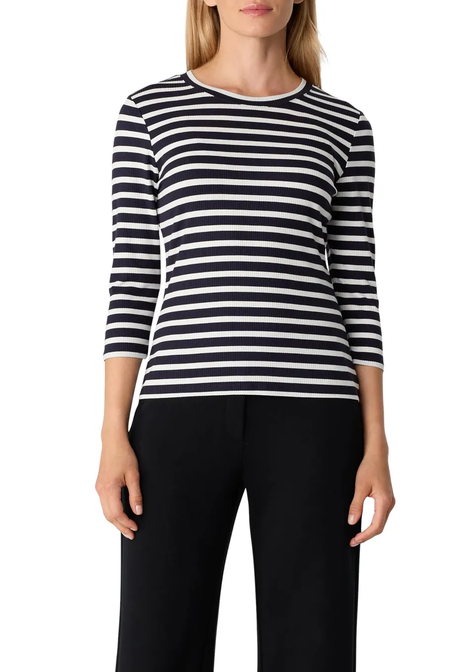 comma-2171391-t-shirt-damen-gr-40-gestreift image 1
