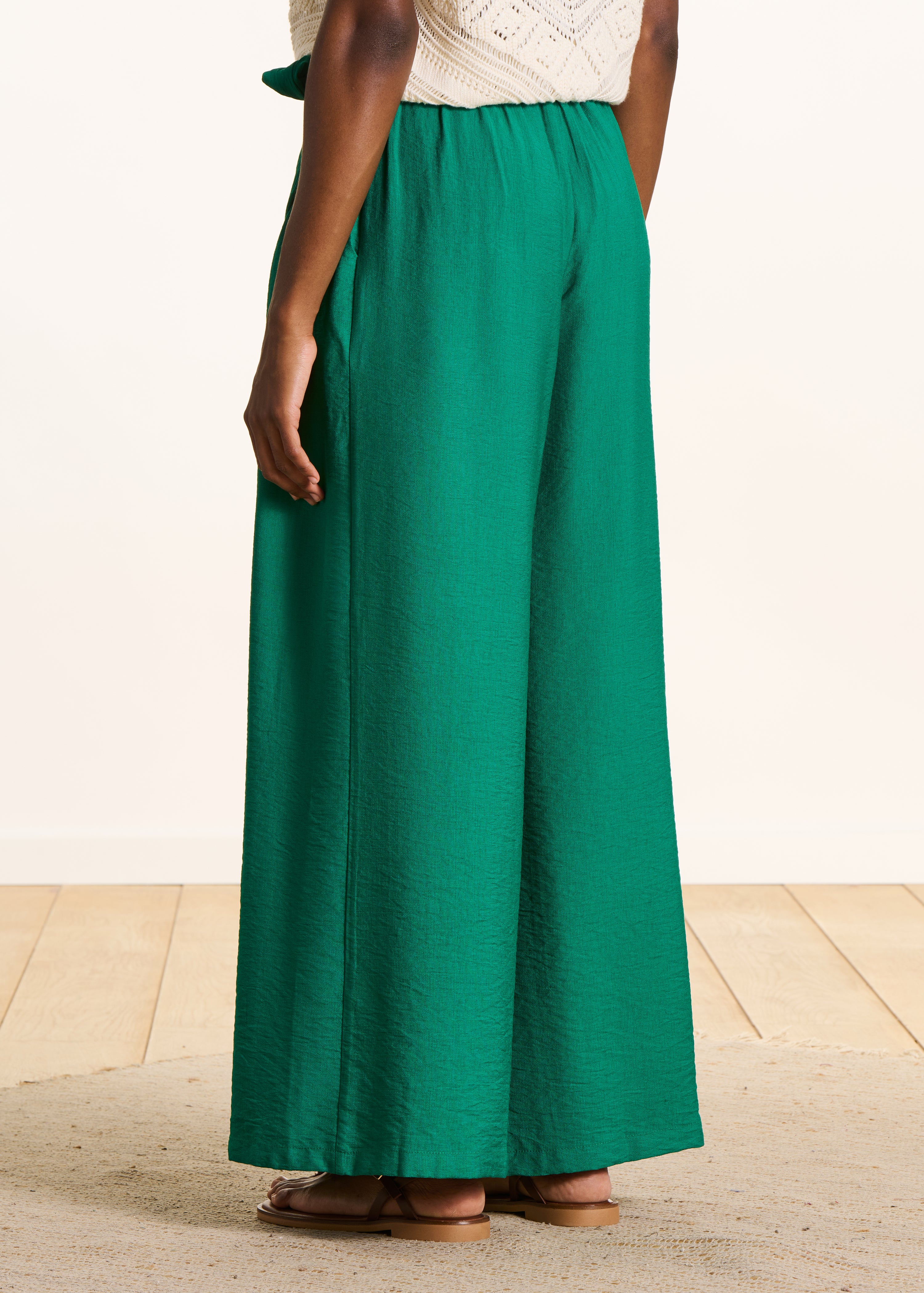 la-f-e-marabout-e-pantalons-hose-gr-n-weit-jacquard-bindeg-rtel image 3