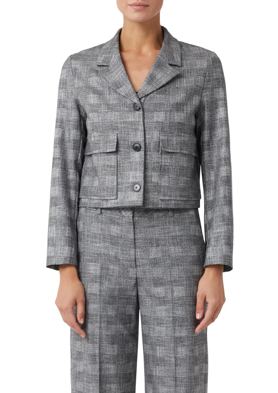 comma-kurze-blazerjacke-mit-taschen-blazer-gr-42 image 1