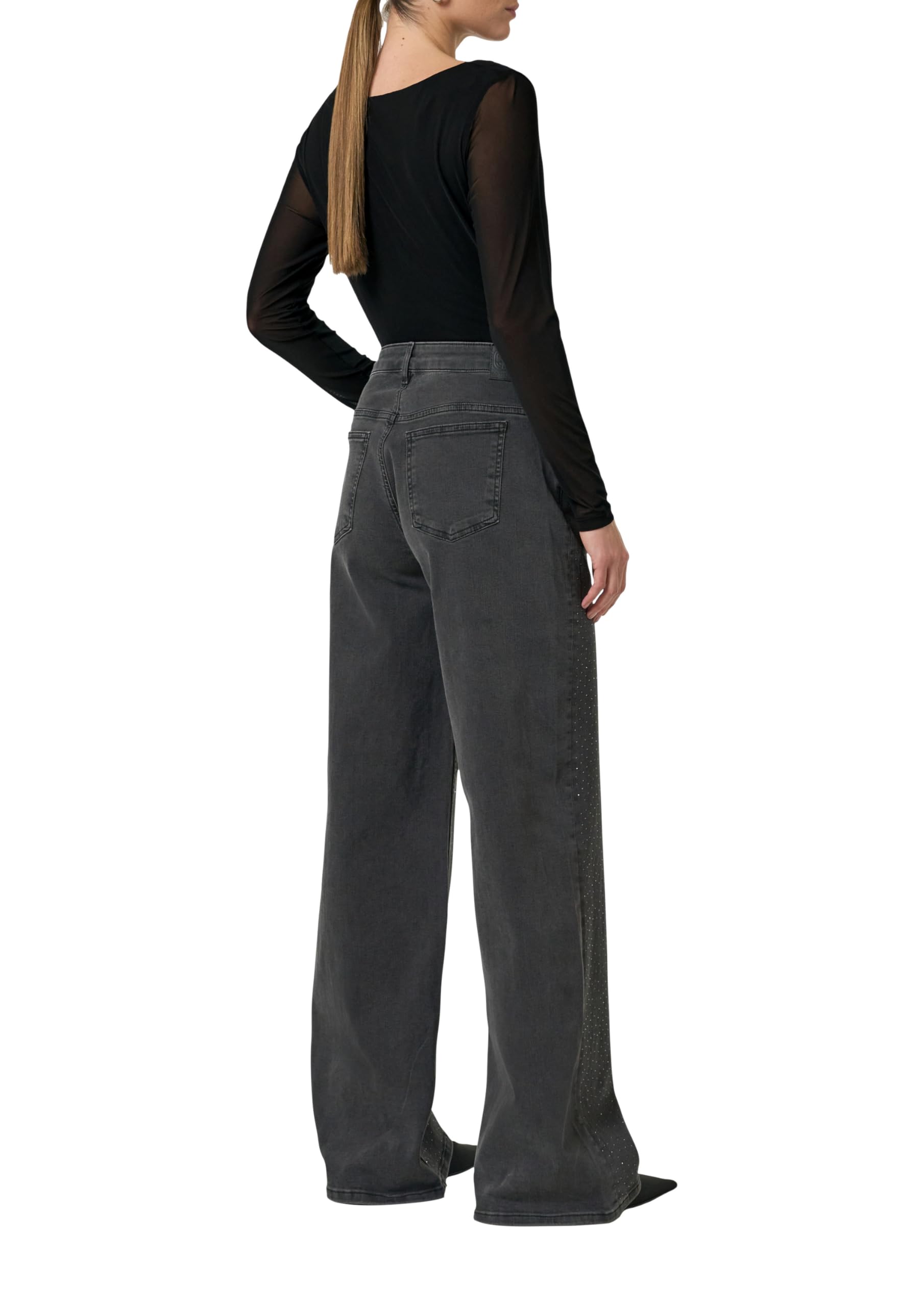 comma-longsleeve-mesh-t-shirt-damen-gr-38-langarm image 2