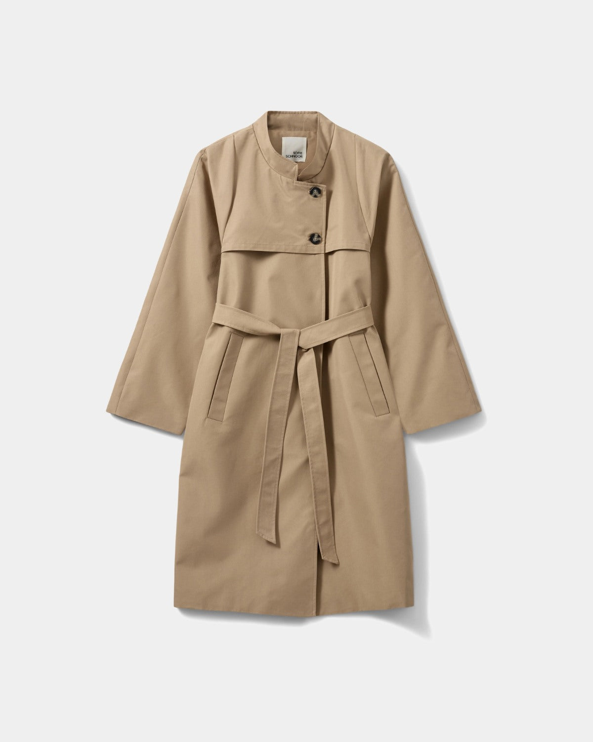 sofie-schnoor-women-lizzysw-trenchcoat-camel-mantel-baumwolle image 1