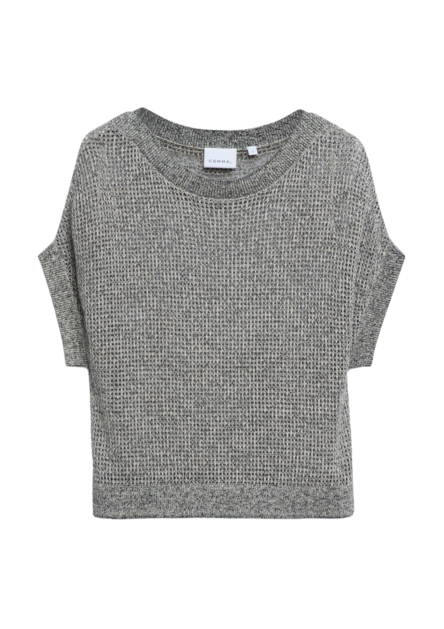 comma-knitwear-strickpullover-loose-fit-ajour-u-boot-ausschnitt image 4