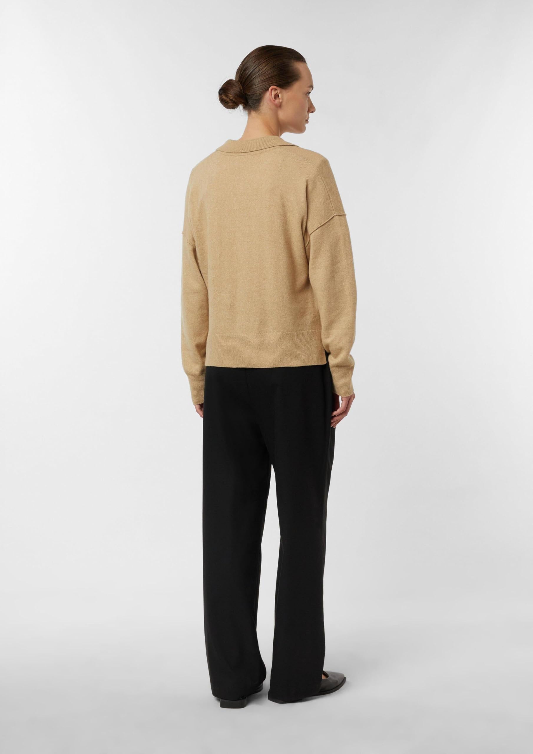 comma-strickpullover-mit-polokragen-relaxed-fit-pastellt-rkis image 3