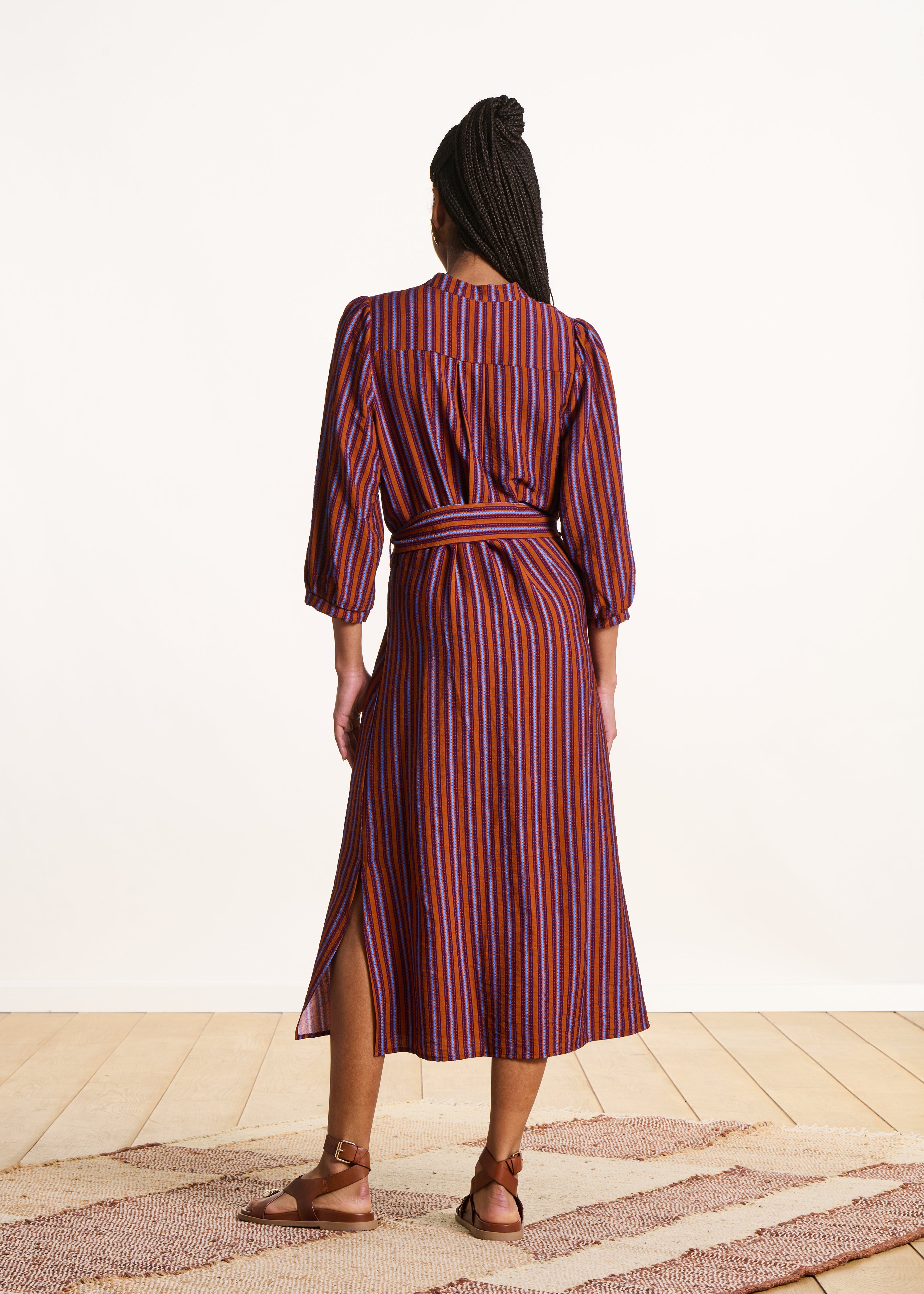 la-f-e-marabout-e-squido-midikleid-gestreift-lila-orange image 3
