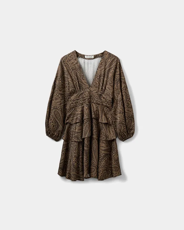 sofie-schnoor-women-jovanasw-mini-dress-middle-brown-kleid-viskose image 1