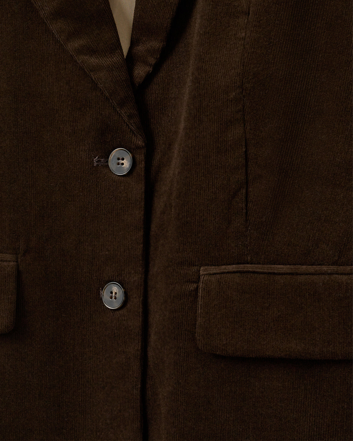 sofie-schnoor-pennysw-blazer-damen-dunkelbraun-samt-baumwolle image 7