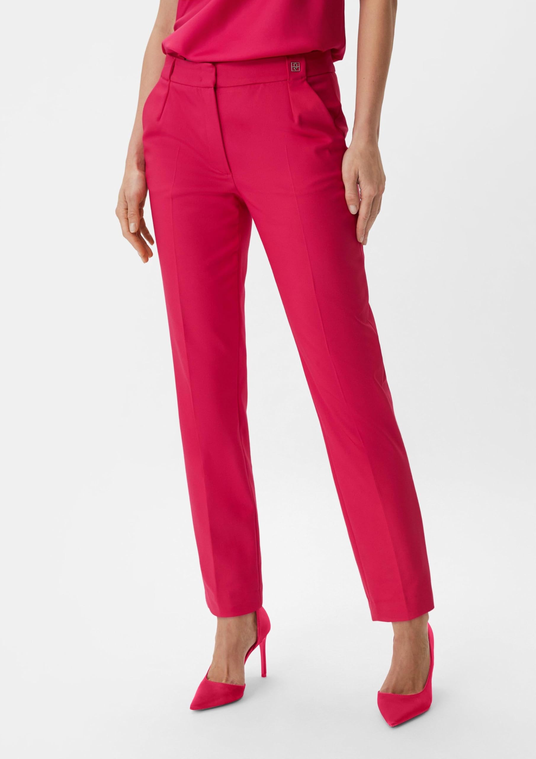 comma-stoffhose-damen-rosa-gr-34-b-gelfalte image 5