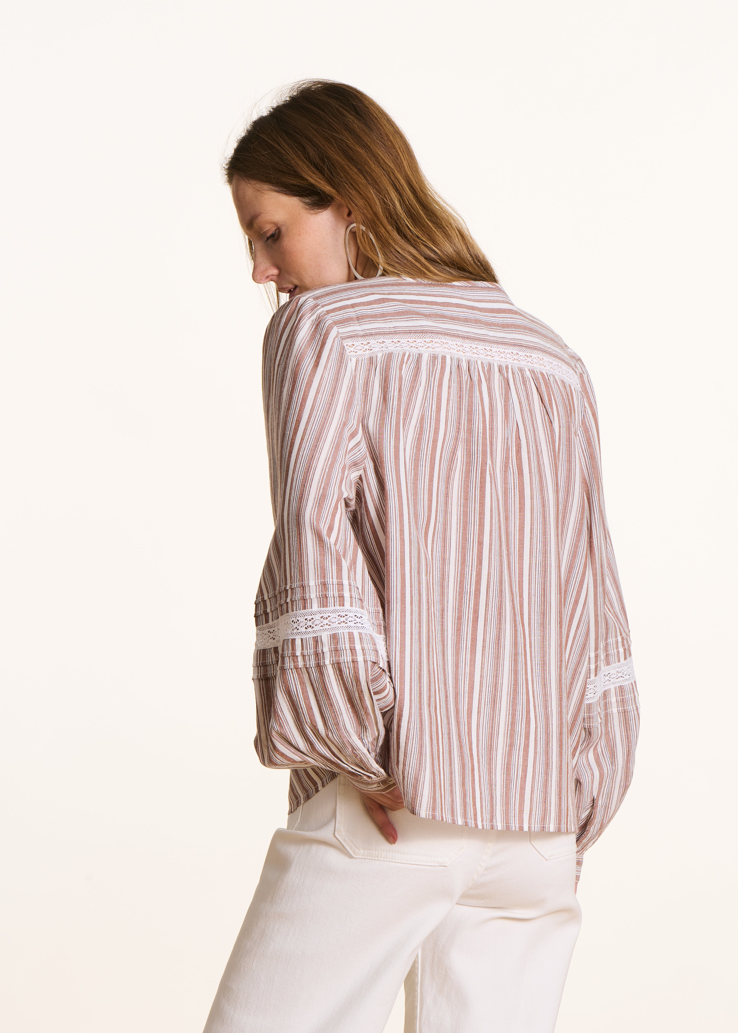 la-f-e-marabout-e-bluse-wei-braun-streifen-bio-34-46 image 3