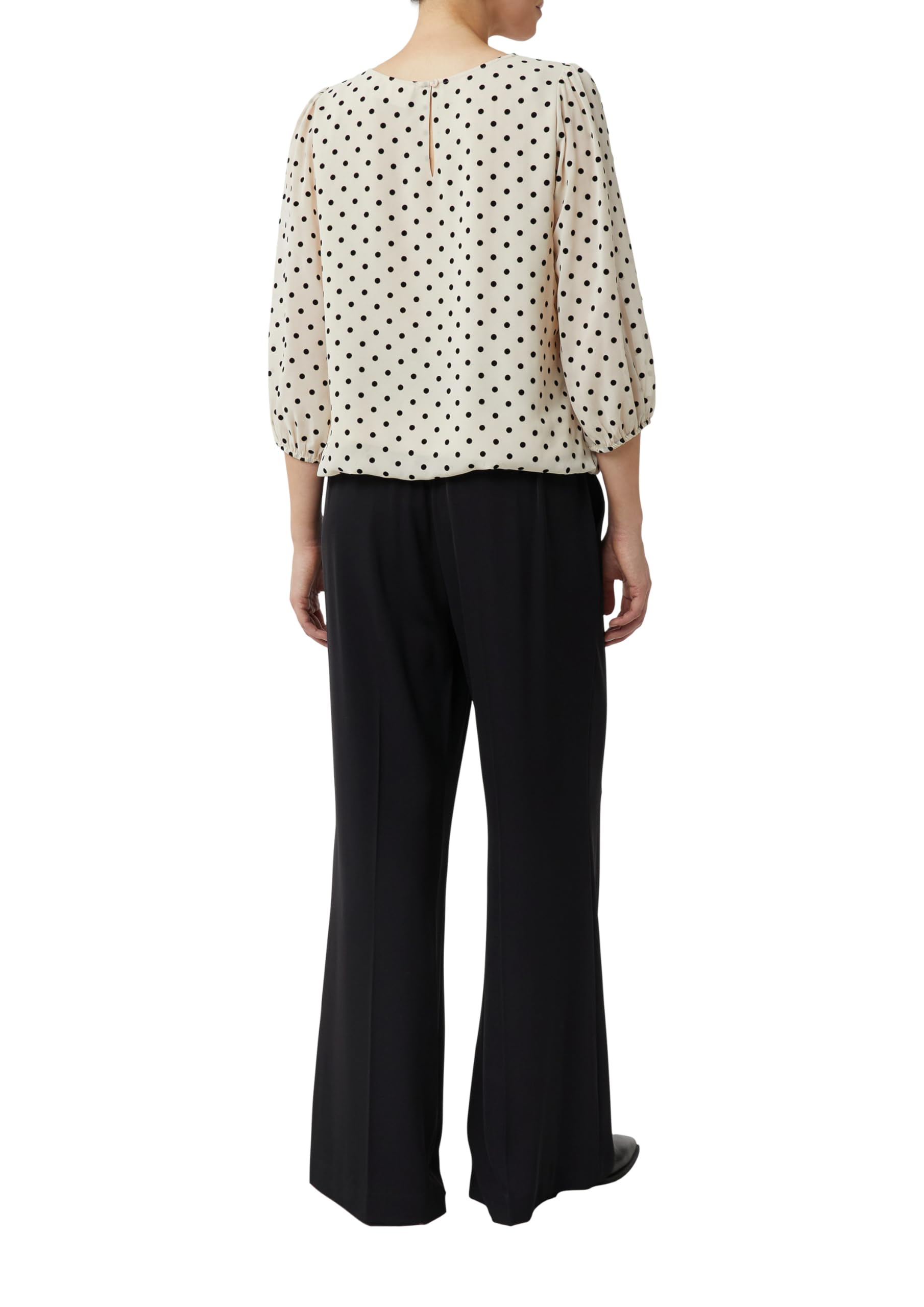 comma-trousers-leinen-marlenehose-wide-leg-beige-81a9 image 2