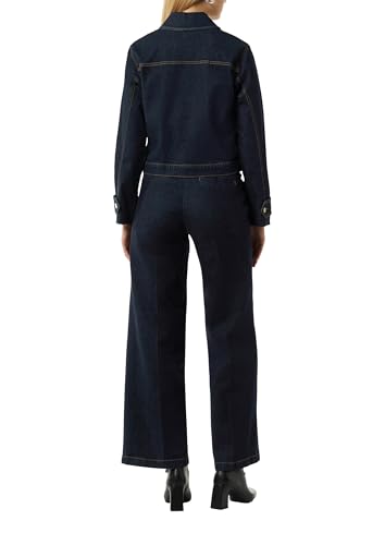 comma-denimjacke-kastig-gold-kn-pfe-jacke-gr-e-40-navy image 8