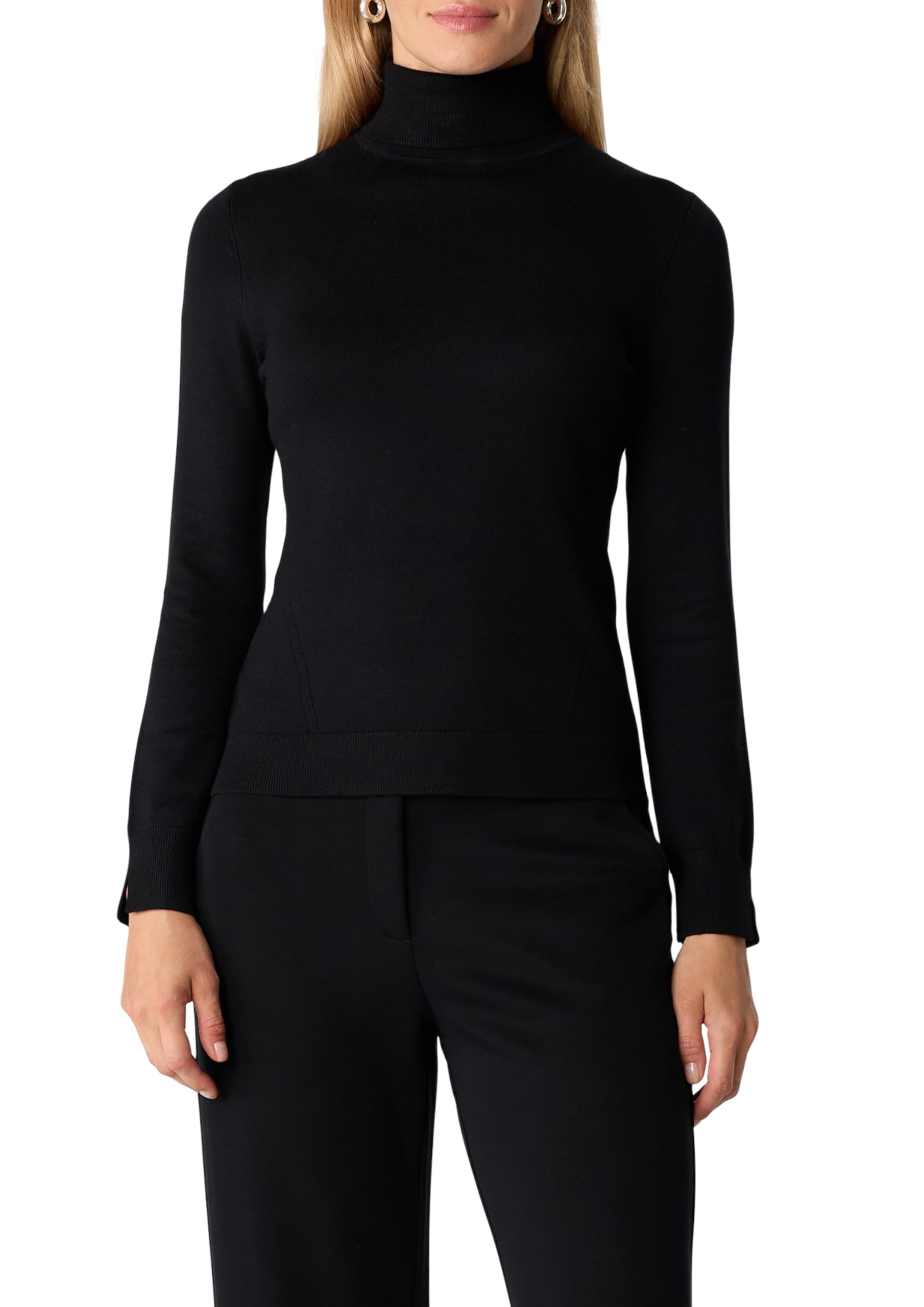 comma-rollkragenpullover-mit-rmelschlitzen-pullover-slim-fit image 1