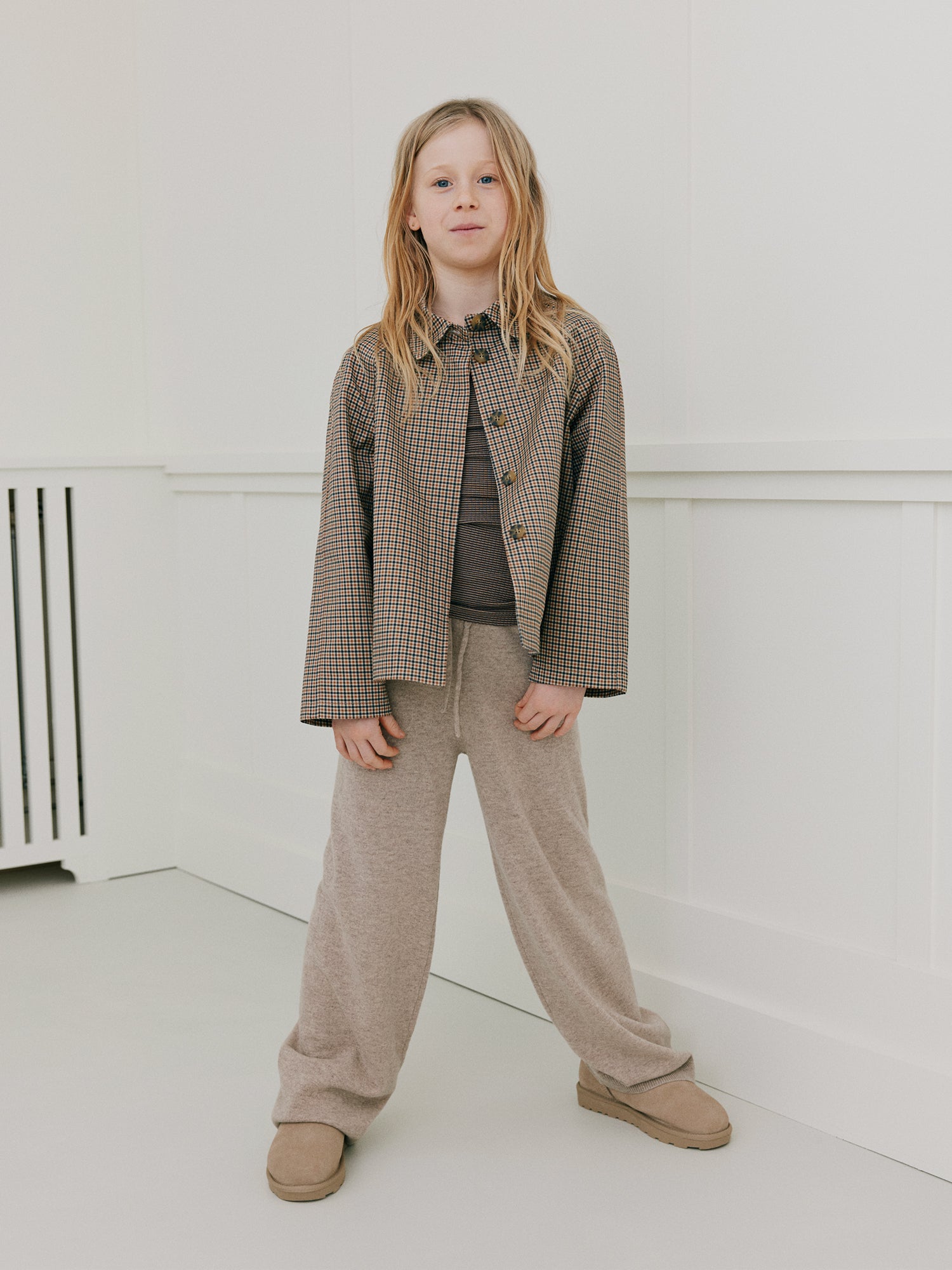 sofie-schnoor-young-filinesy-jacke-check-baumwolle-kurz image 2