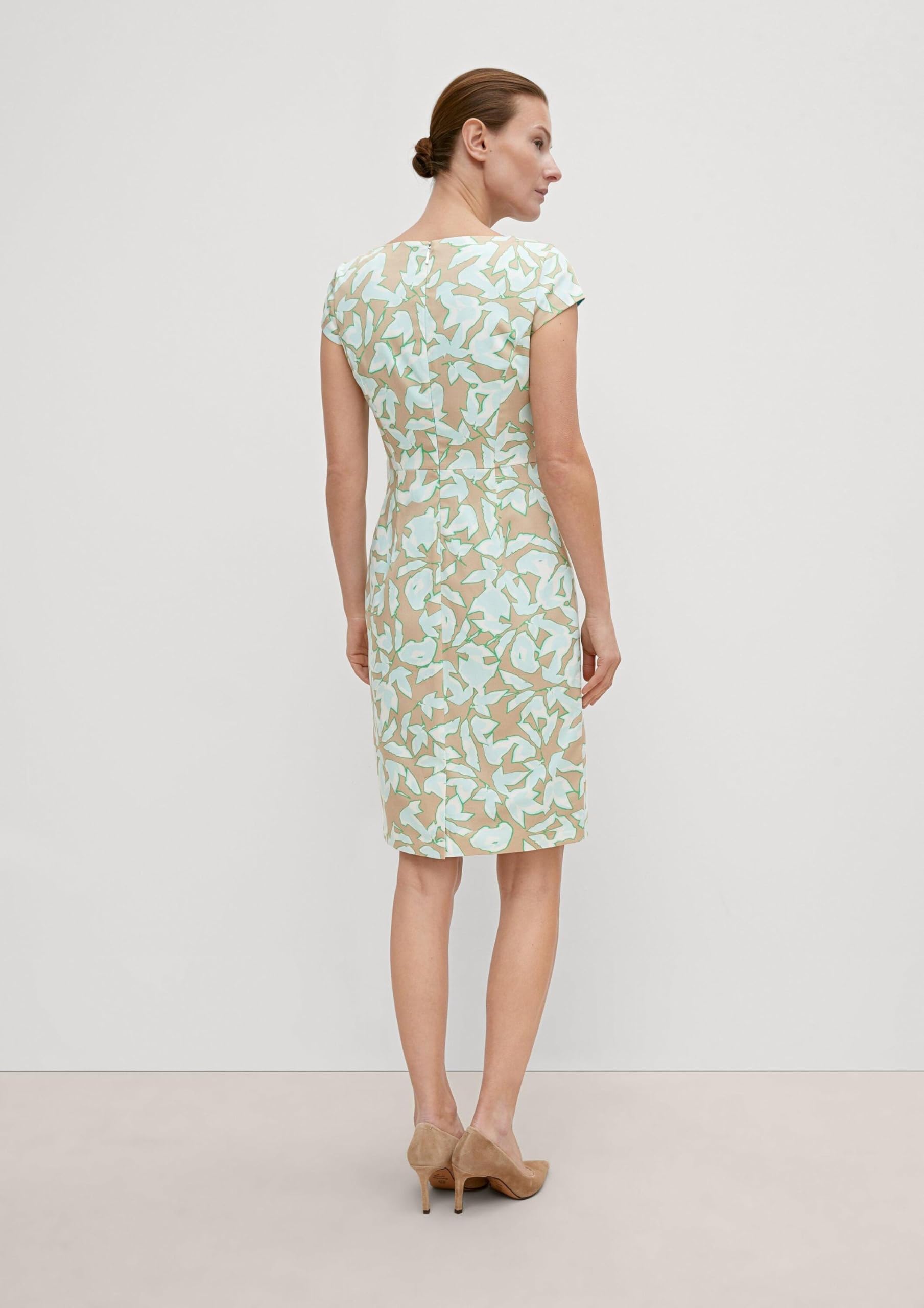 comma-kleid-baumwollsatin-mehrfarbig-gr-e-34 image 8