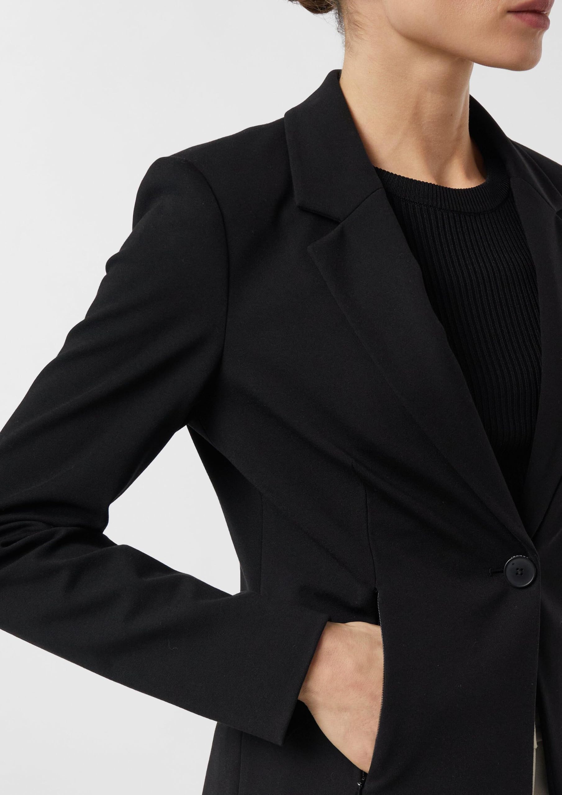 comma-jersey-blazer-tailliert-navy-5976-business image 4