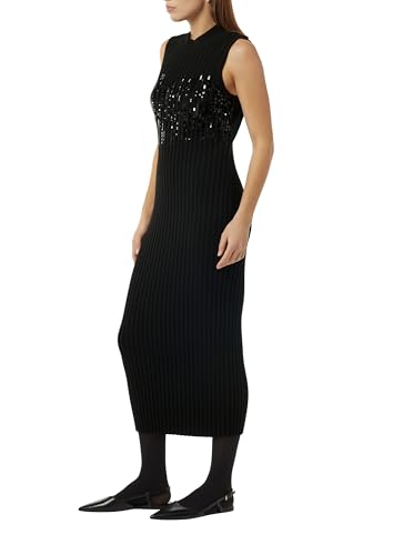 comma-dresses-strickkleid-stehkragen-pailletten-damen-gr-e-46 image 8