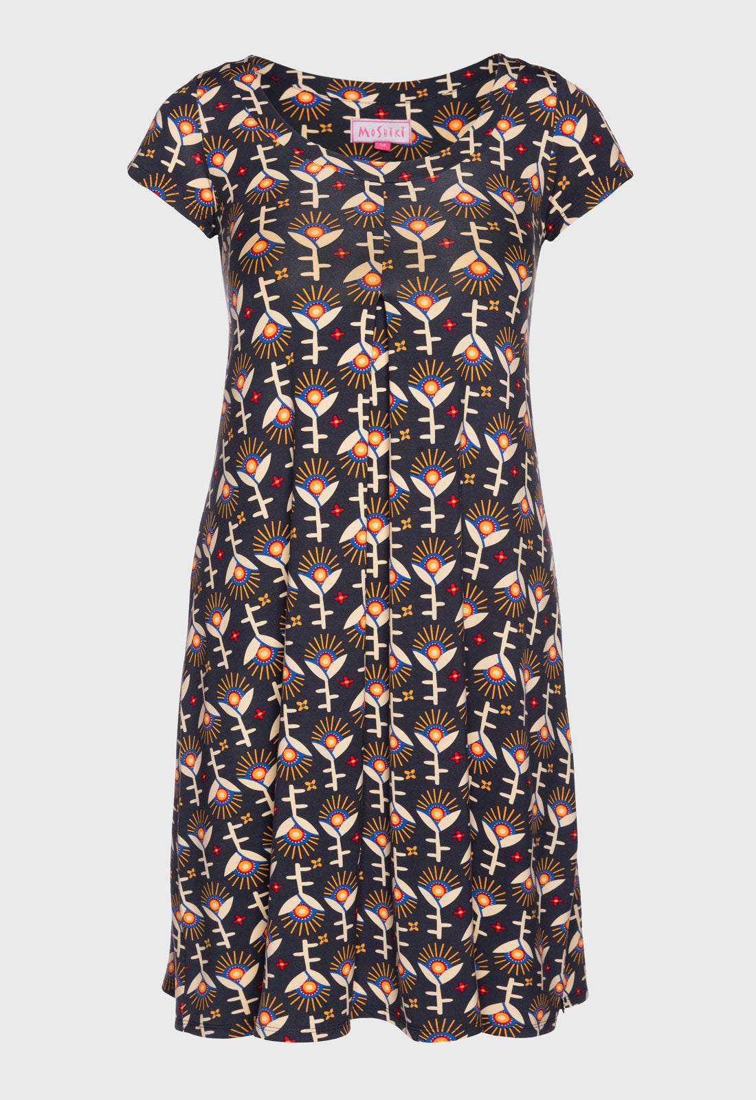 moshiki-dress-i-101-s26dress-v5-kurzarmkleid-viskose-90-cm image 1