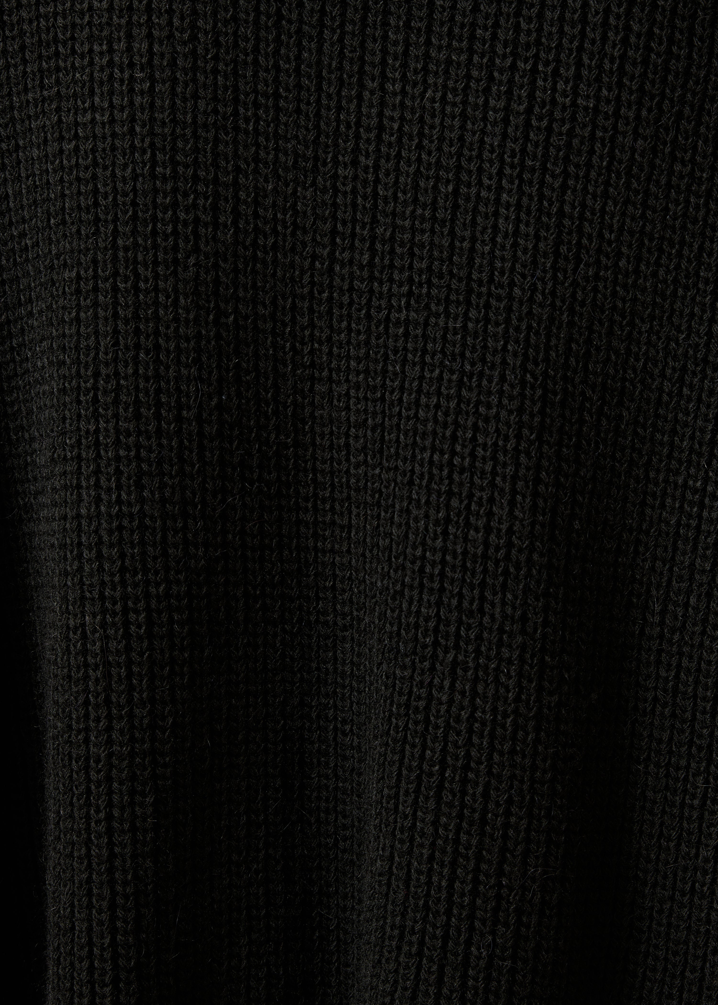 la-f-e-marabout-e-gloset-strickweste-schwarz-wolle image 4