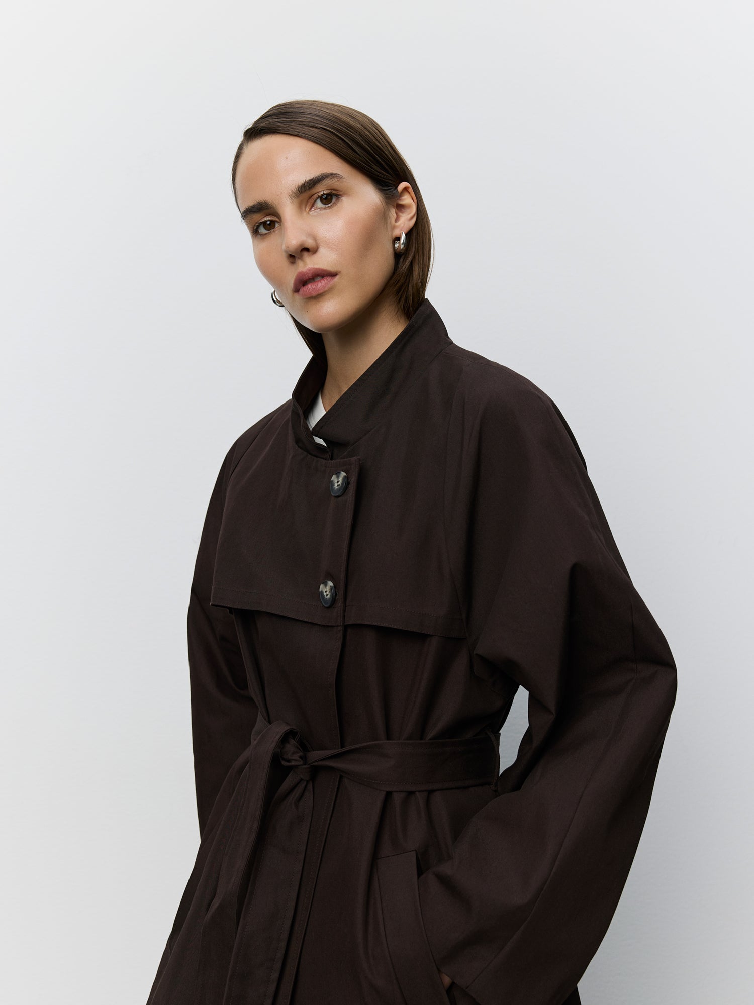 sofie-schnoor-women-lizzysw-trenchcoat-braun-baumwolle image 5