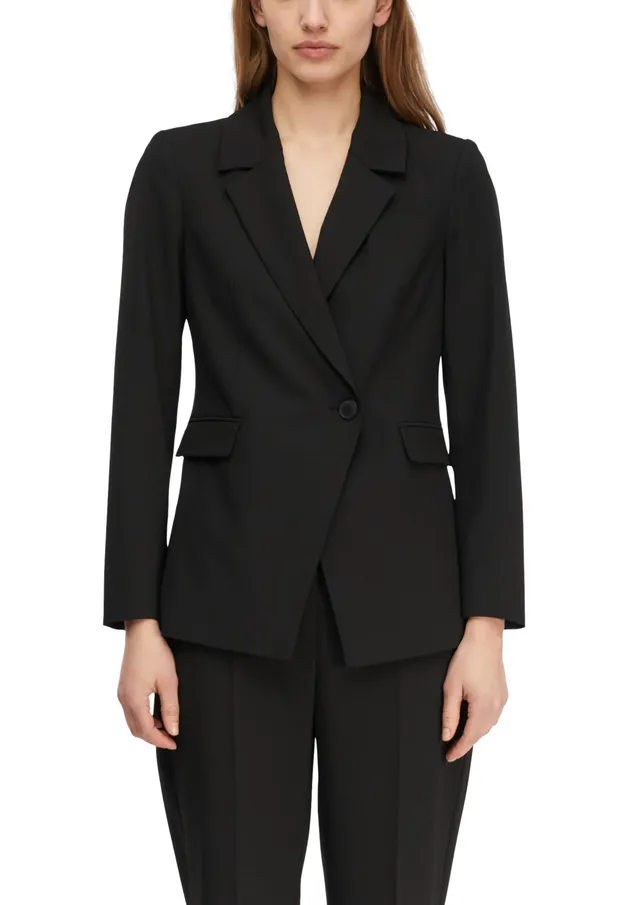 comma-blazer-viskosemix-tailliert-regular-fit image 1