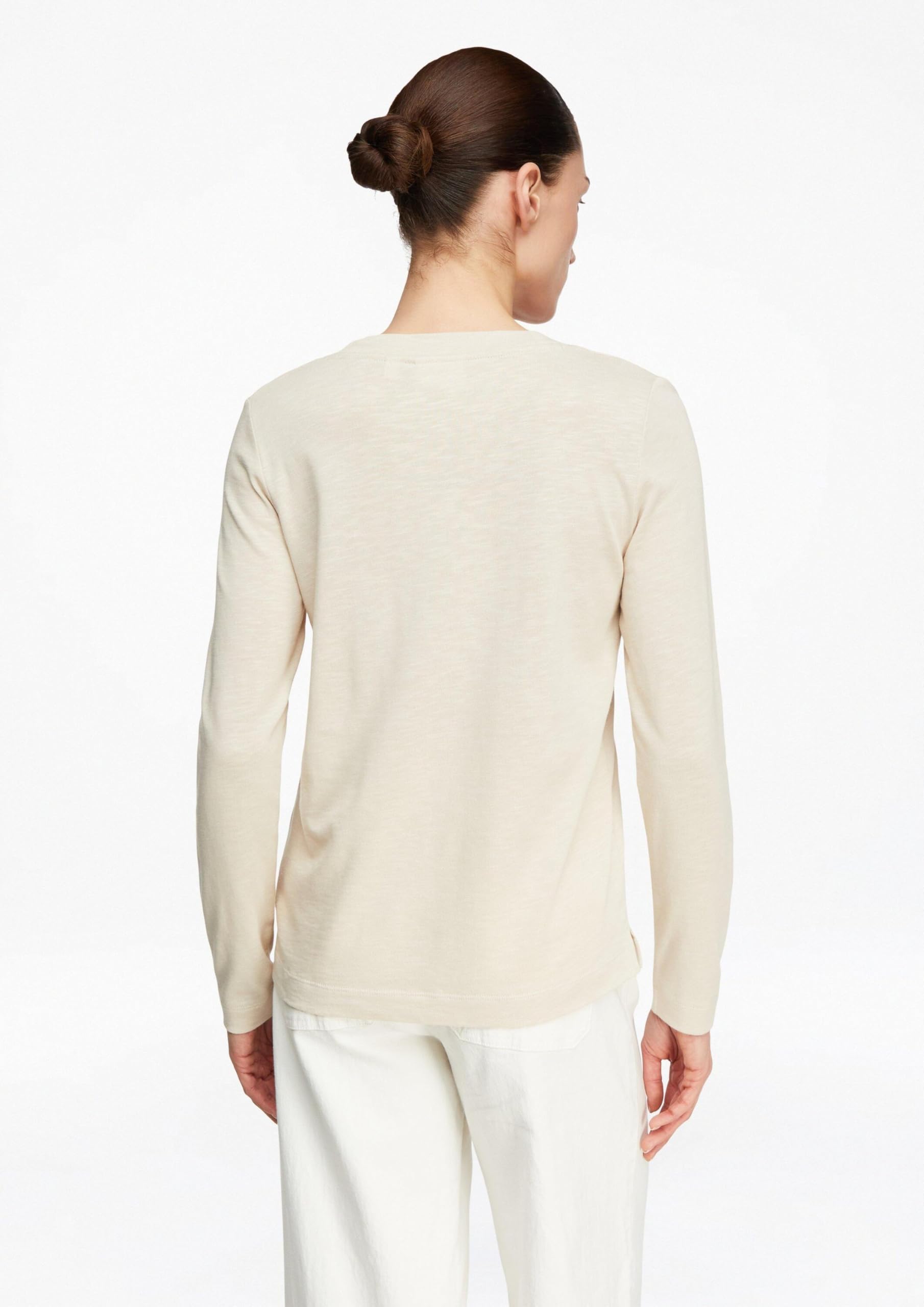 comma-langarm-shirt-regular-fit-rundhals-jersey-wei image 7