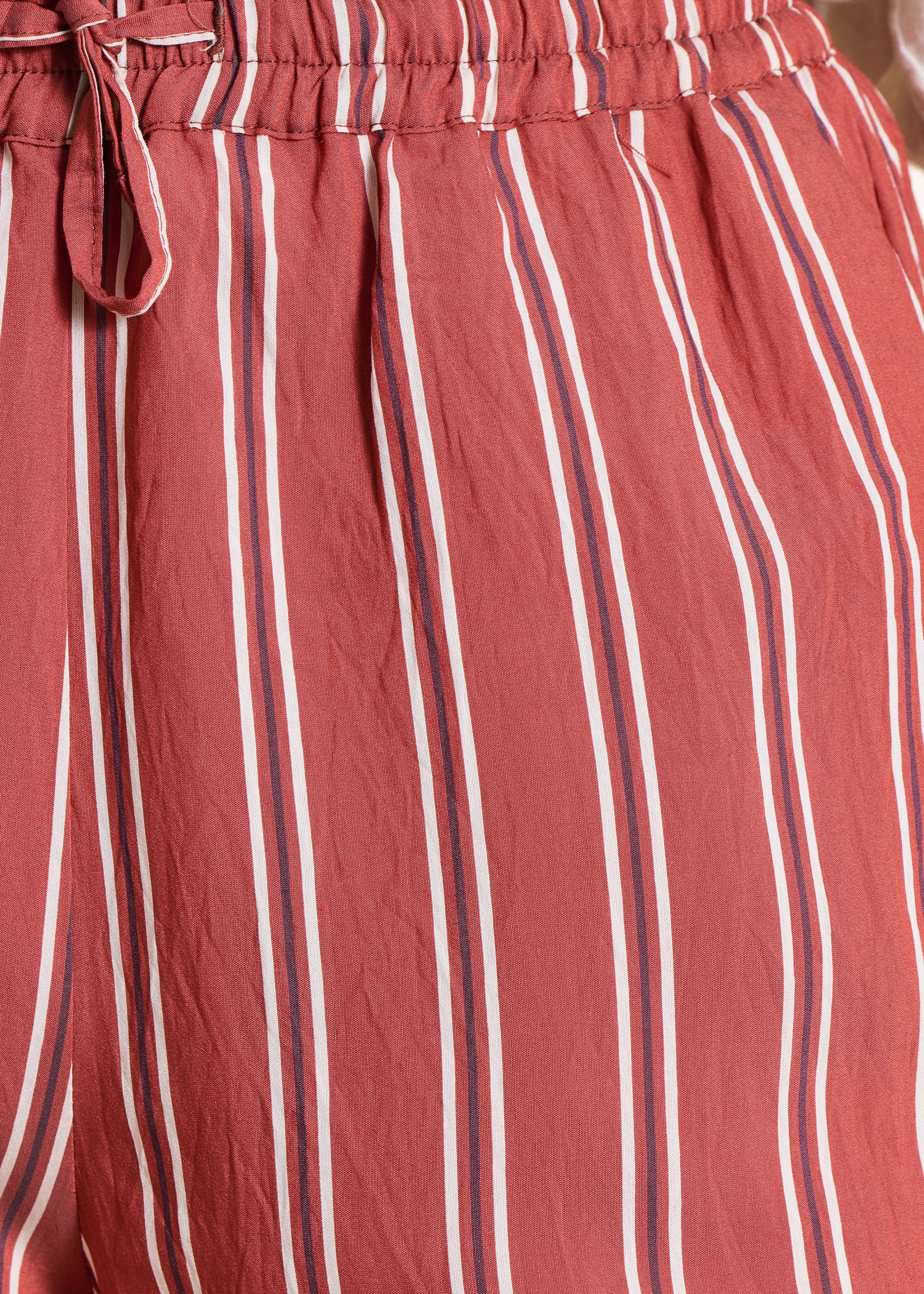la-f-e-marabout-e-bacchia-streifenhose-damen-rot-weites-bein image 4