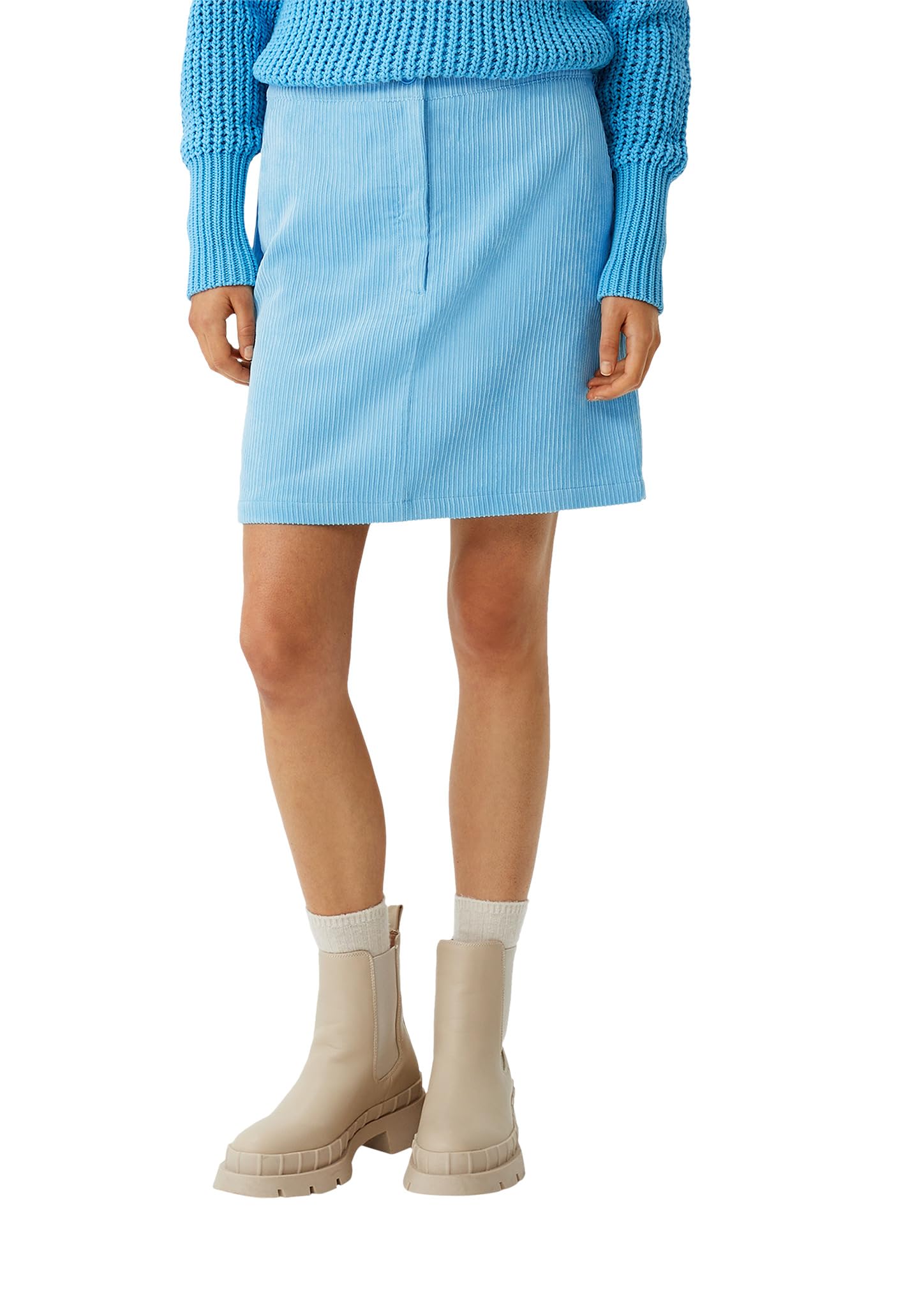 comma-skirts-cordrock-5194-hellblau-gr-38 image 1