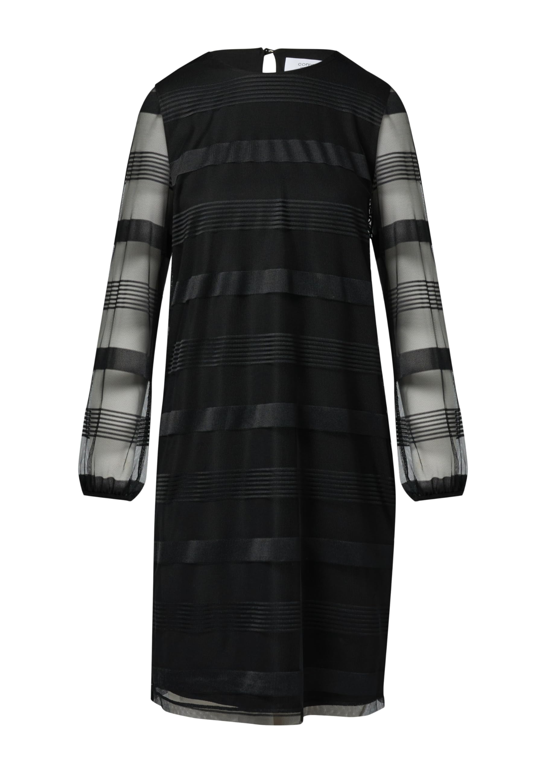 comma-dresses-mesh-kleid-gestreift-gr-e-36-rundhals image 3