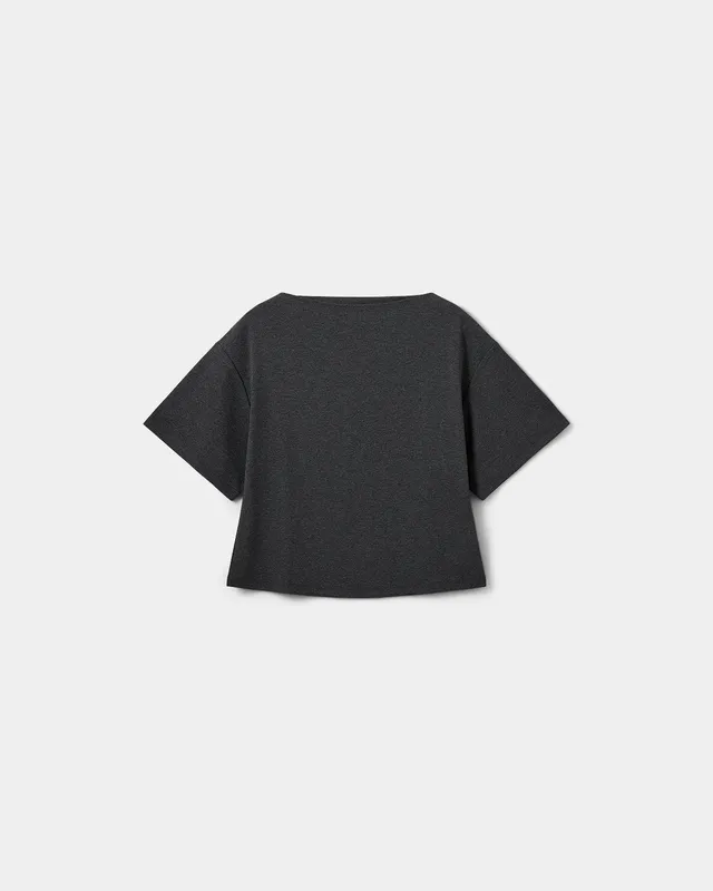 sofie-schnoor-women-teasw-t-shirt-dunkelgrau-meliert-u-boot image 1