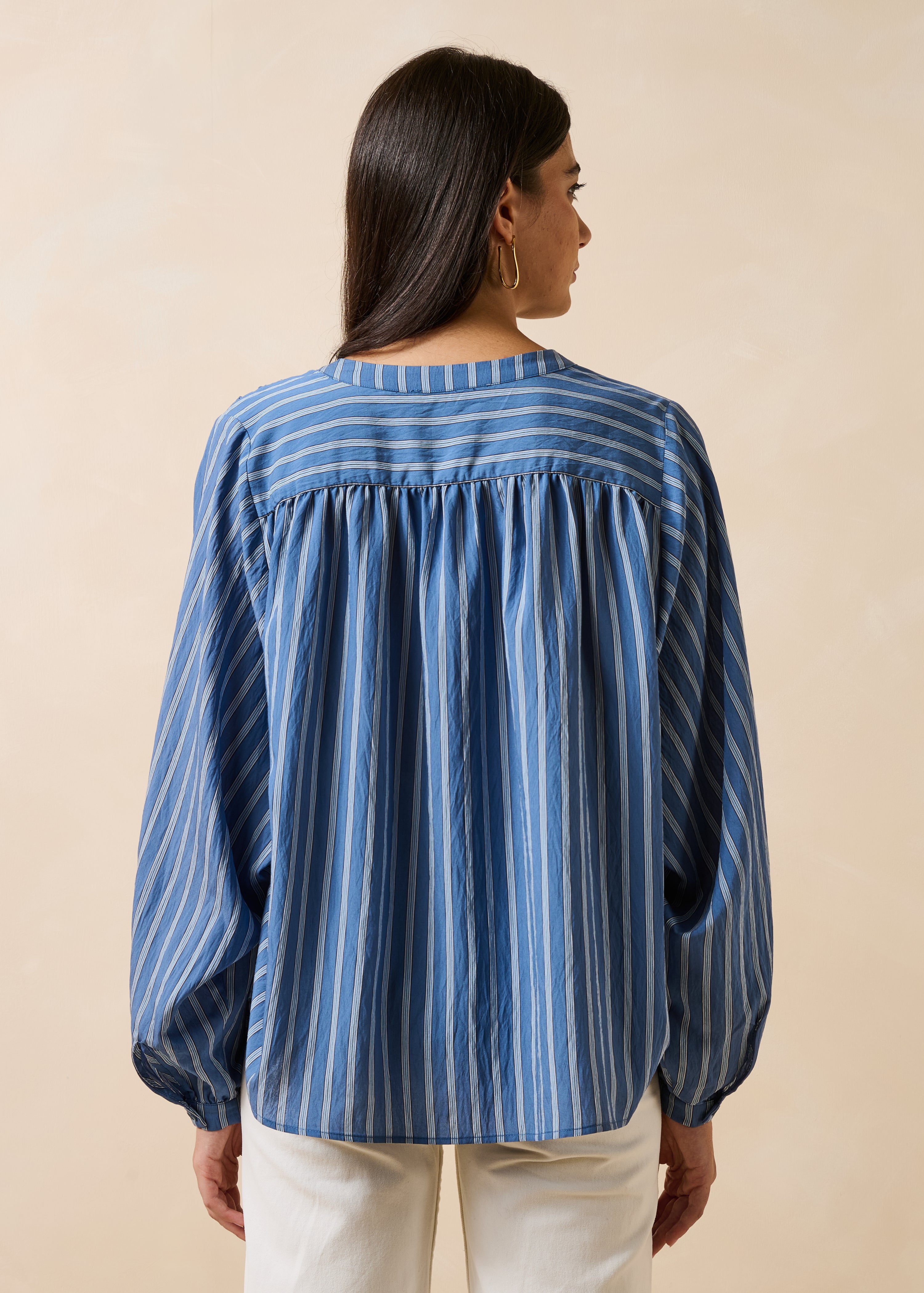 la-f-e-marabout-e-govina-bluse-blau-gestreift-viskose-34 image 3