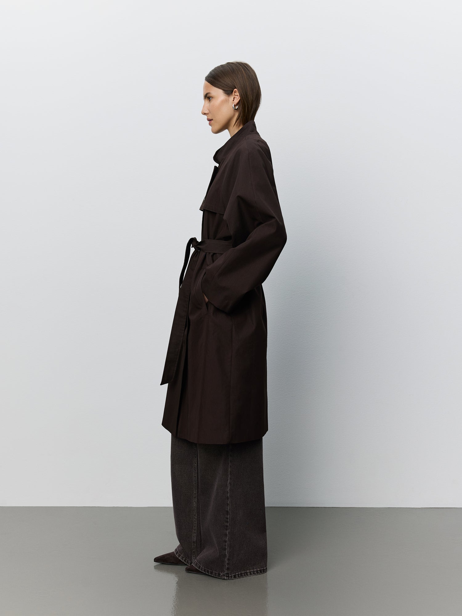 sofie-schnoor-women-lizzysw-trenchcoat-braun-baumwolle image 3