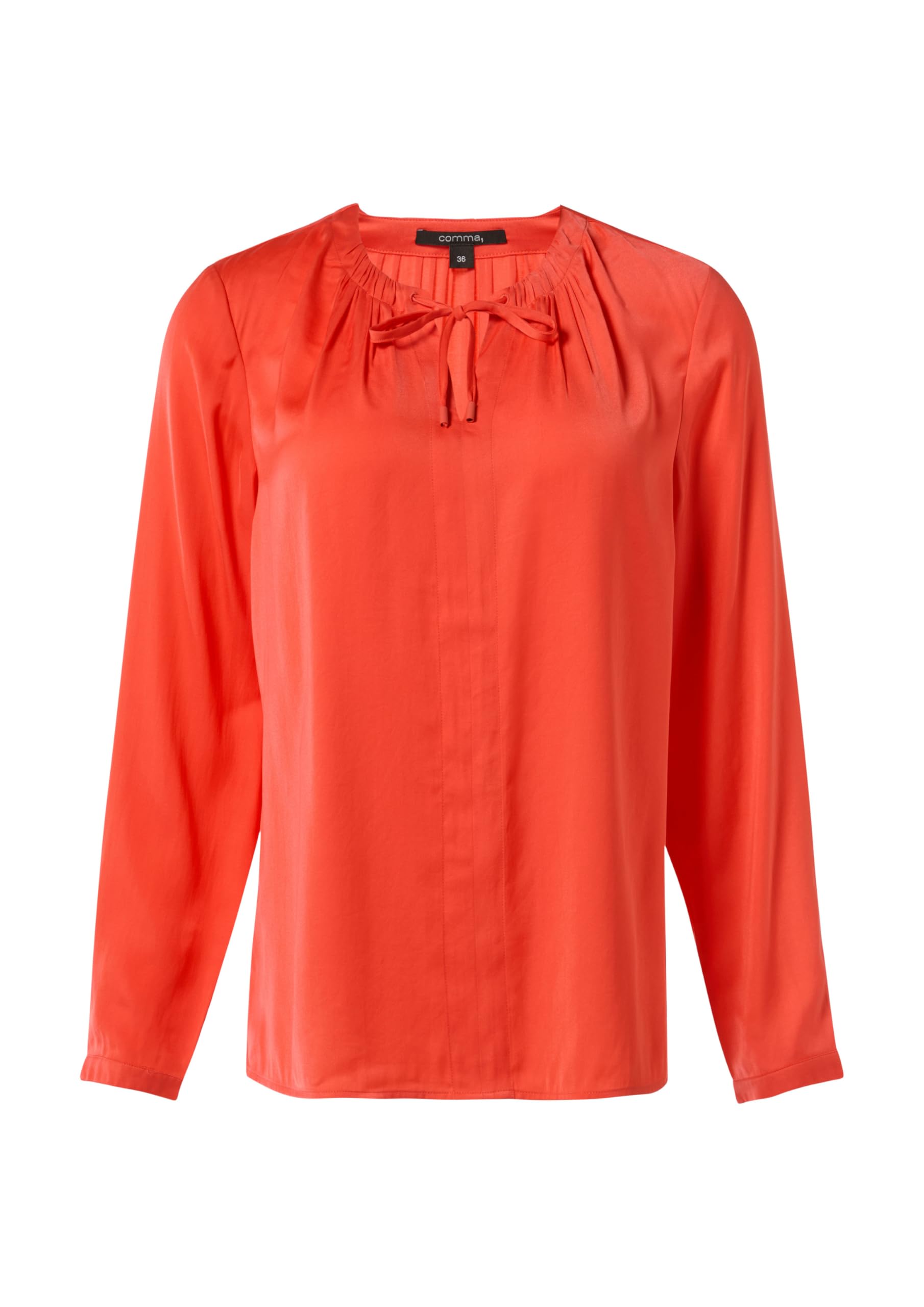 comma-tunikabluse-satin-relaxed-fit-damen image 4