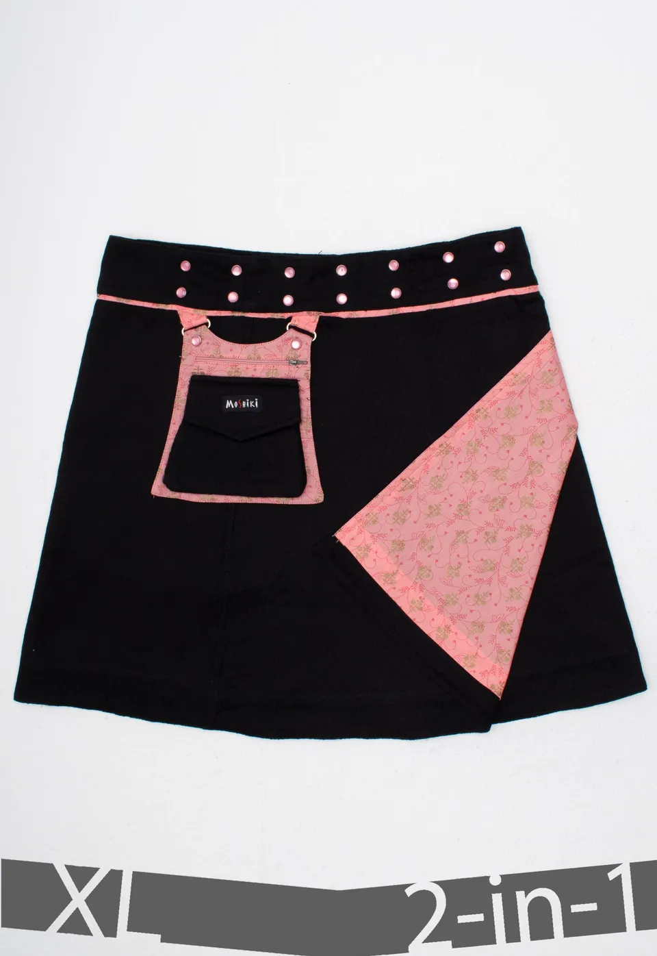 moshiki-hot-cookie-xl-10-cotton-wickelrock-50-cm-schwarz image 1