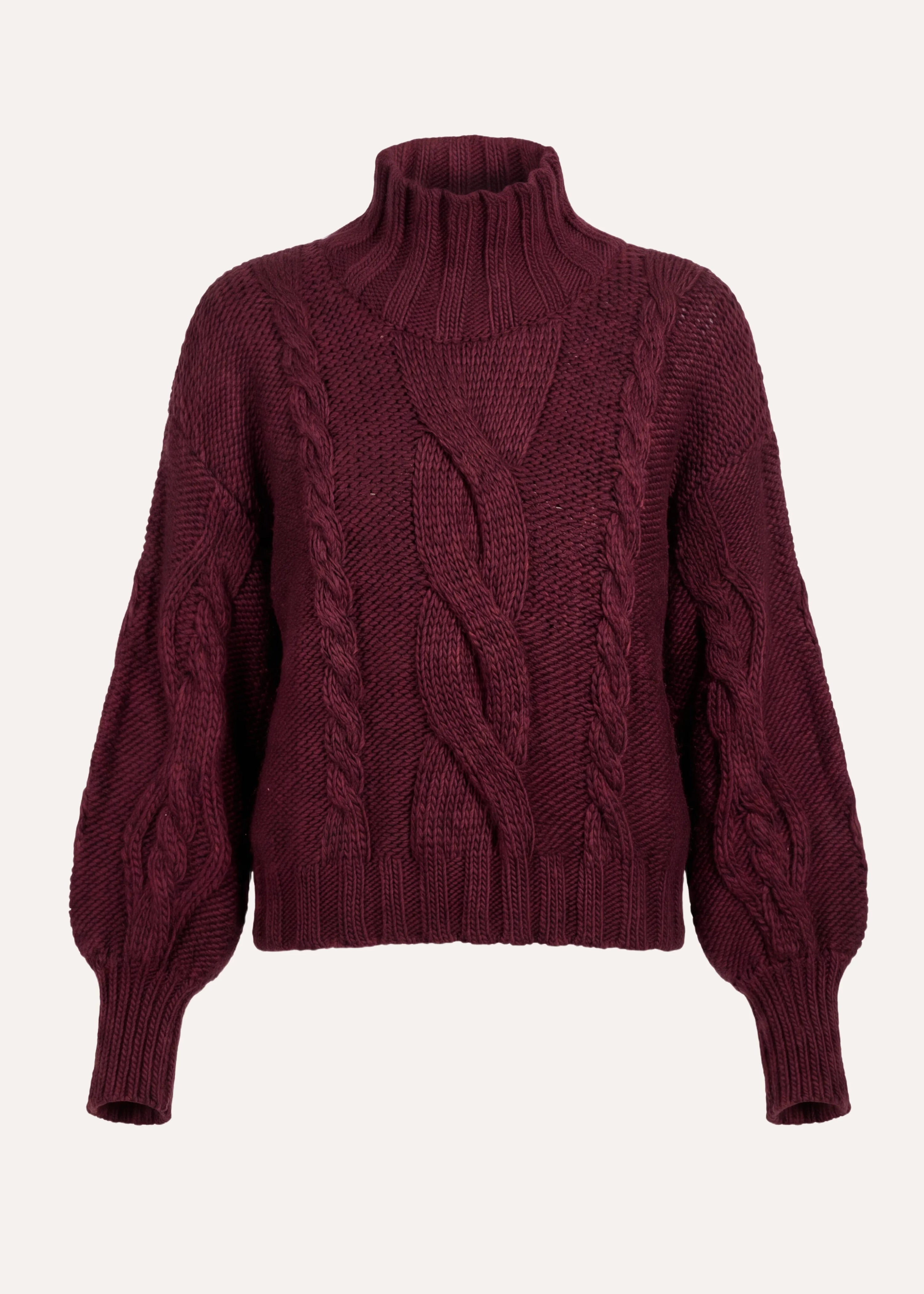 la-f-e-marabout-e-grissi-pullover-bordeaux-zopfmuster image 7