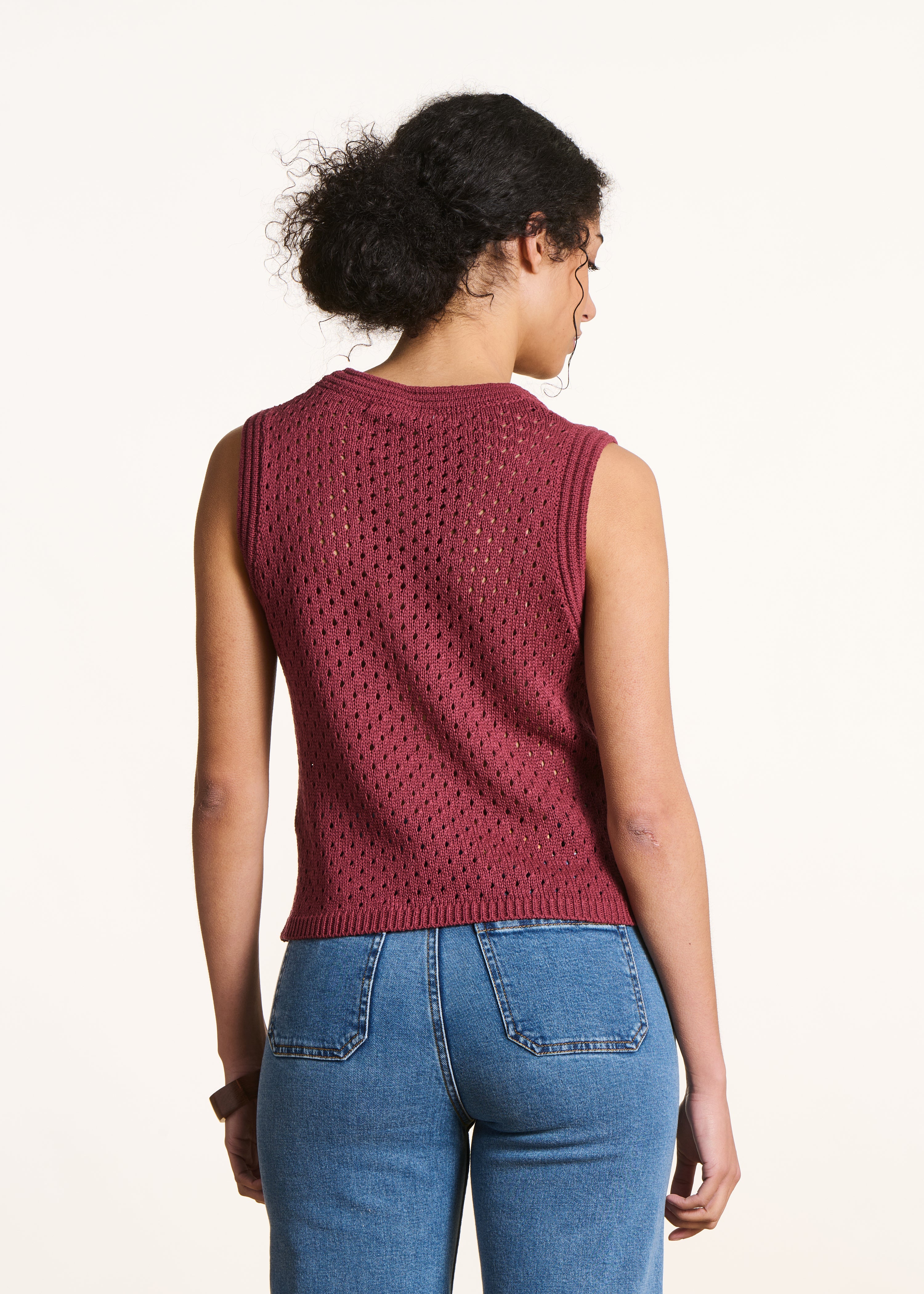 la-f-e-marabout-e-pulls-gilets-pullunder-bordeaux-rmellos-h-kelstrick image 3