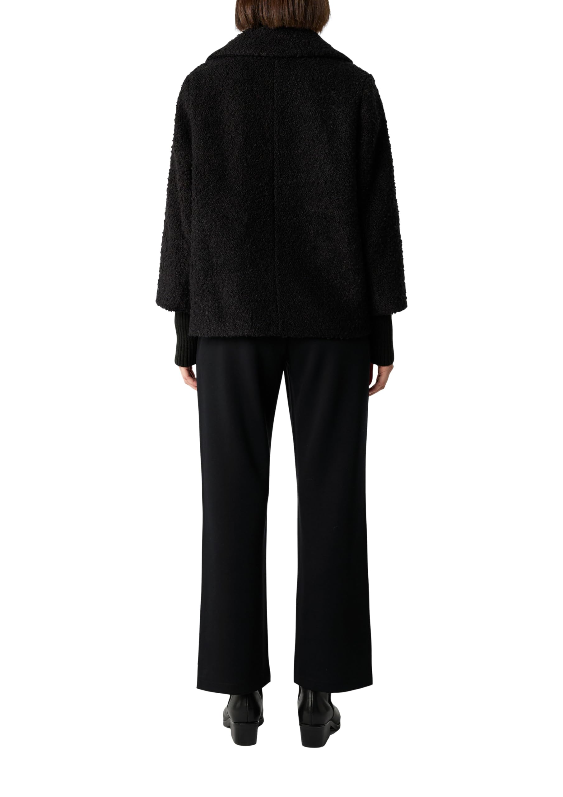 comma-boucl-jacke-kurz-jacke-gr-44-mit-reverskragen image 2