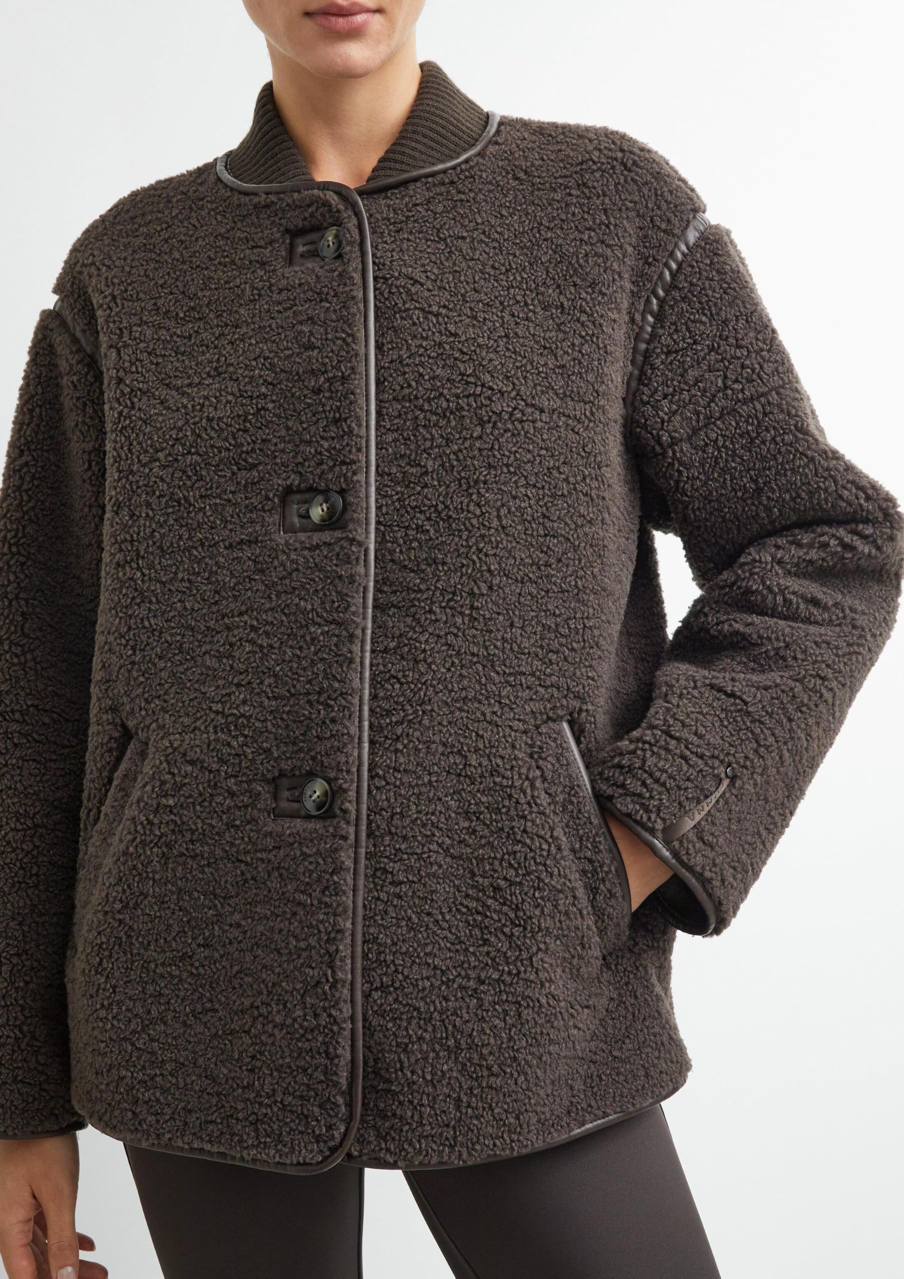 comma-outdoor-jacke-teddy-pl-sch-boyfriend-xs-kurz image 3