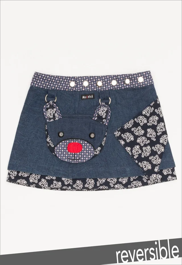 moshiki-hot-cookie-kids-2-denim-kinderrock-24cm-teddy image 1