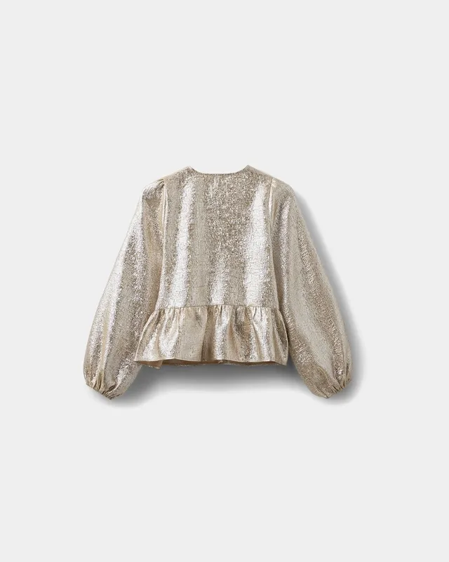 sofie-schnoor-women-melodysw-shirt-light-gold-metallic-gr-36 image 1