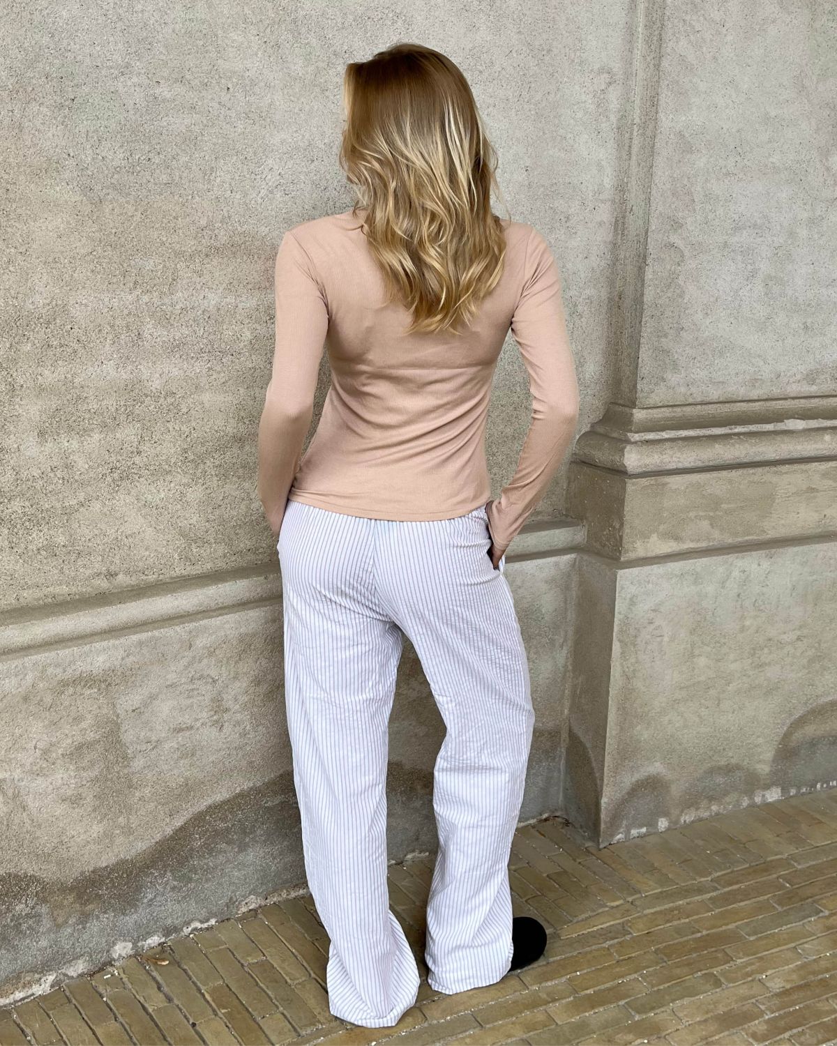 sofie-schnoor-women-abigailsw-hose-dunkelblau-gestreift-baumwolle image 6