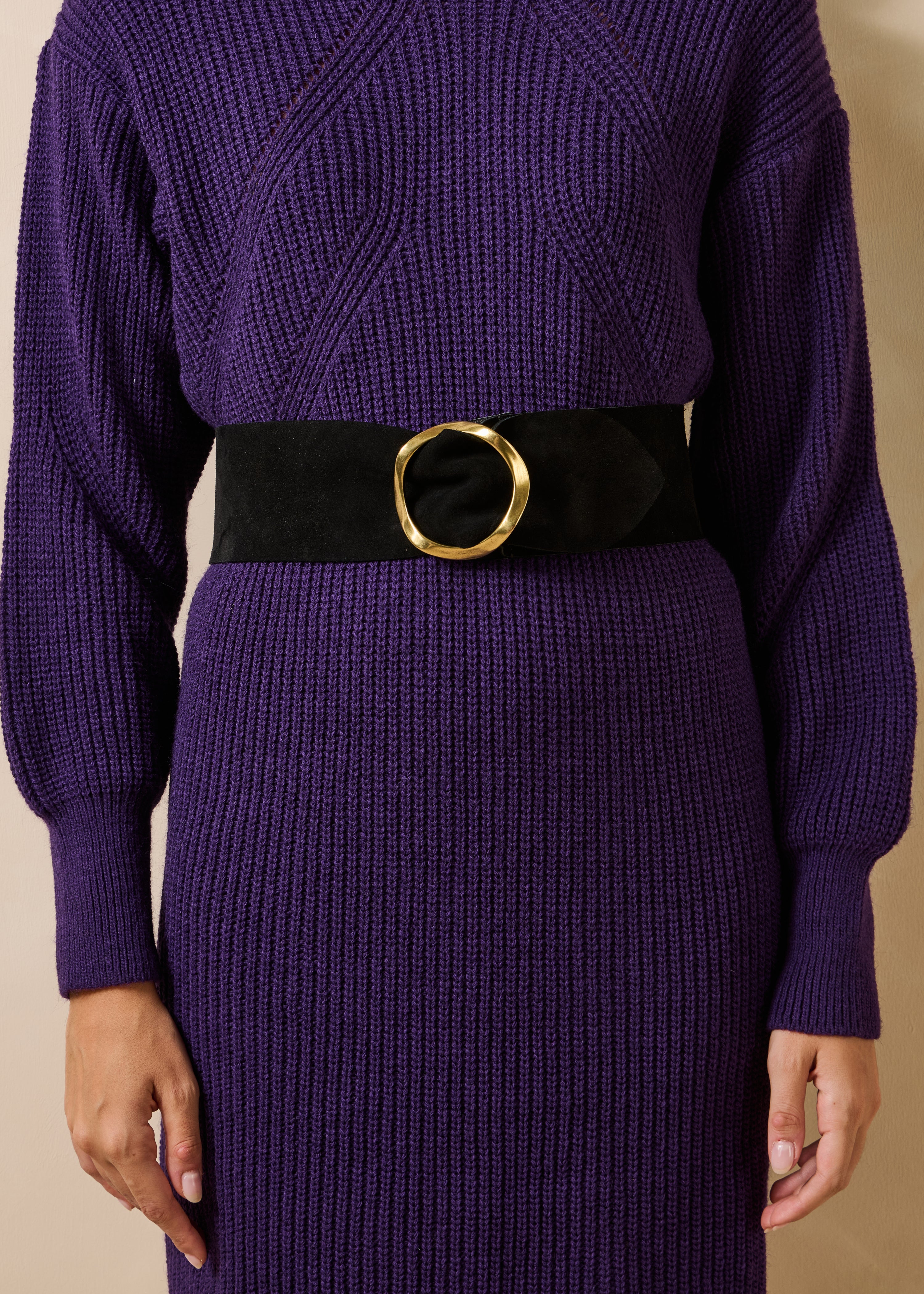 la-f-e-marabout-e-grudel-g-rtel-damen-schwarz-leder image 1