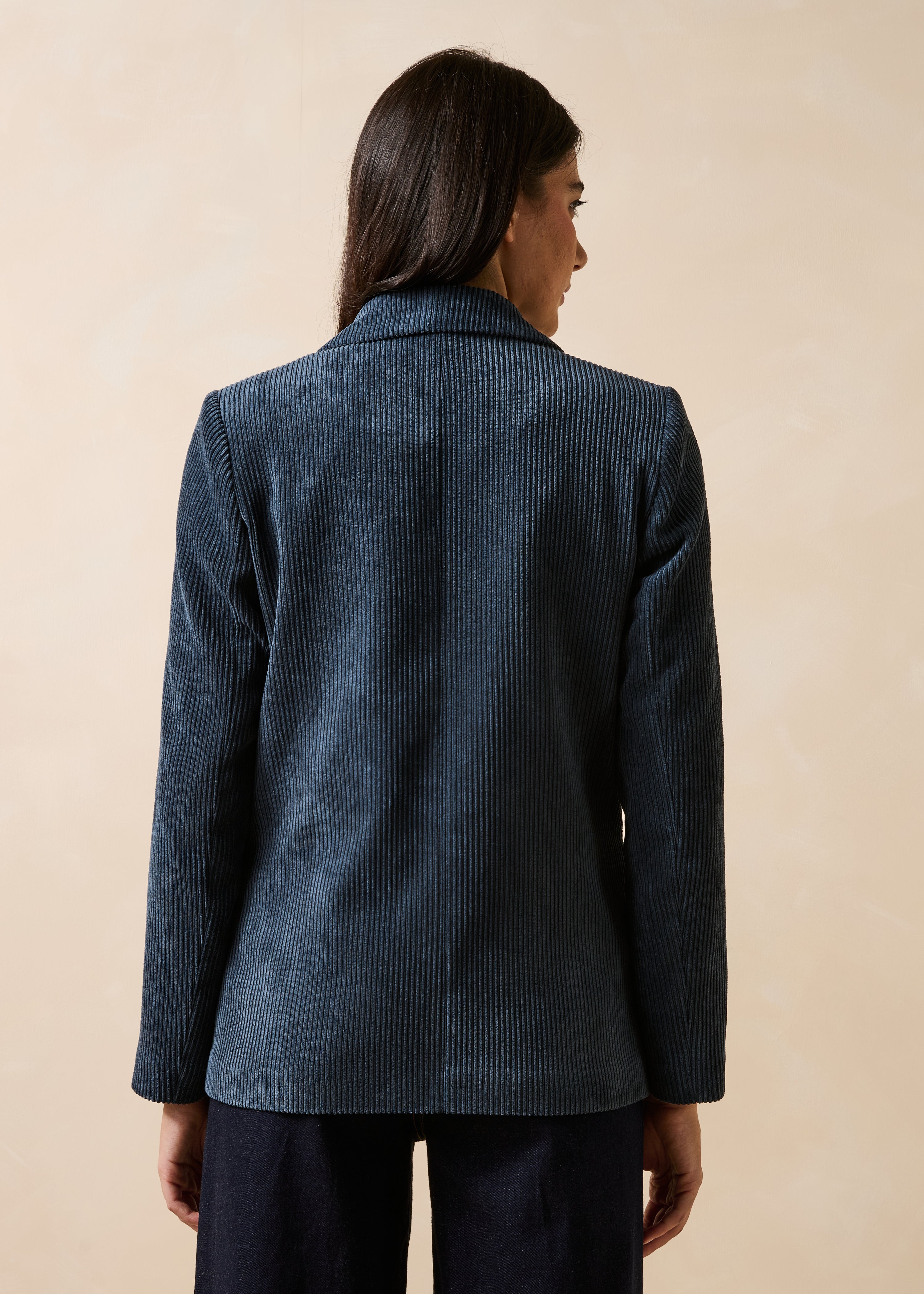 la-f-e-marabout-e-galina-cord-blazer-blau-stahl-cordjacke image 3