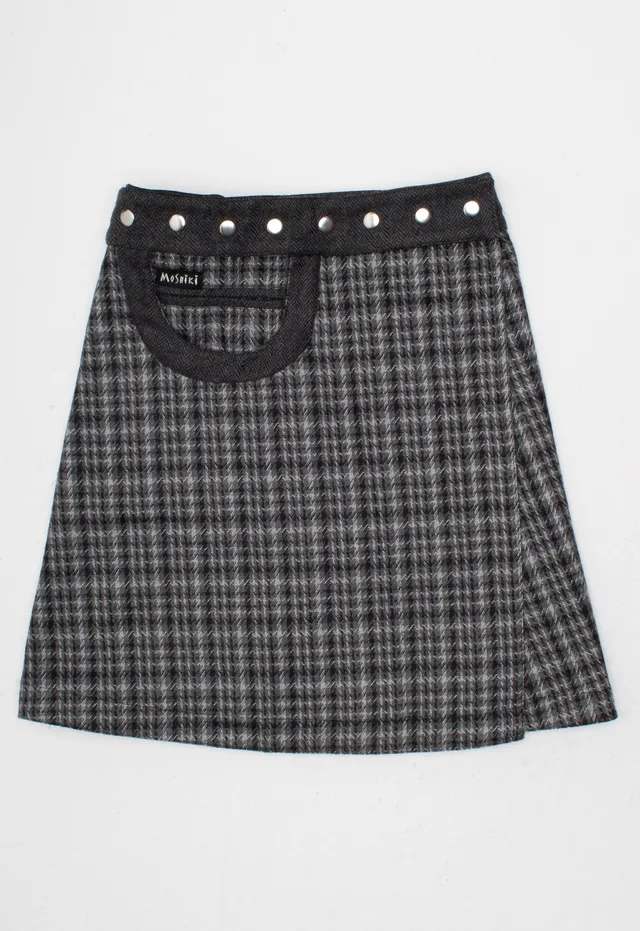 moshiki-hot-cookie-53-wickelrock-tweed-50-cm-dezent image 1